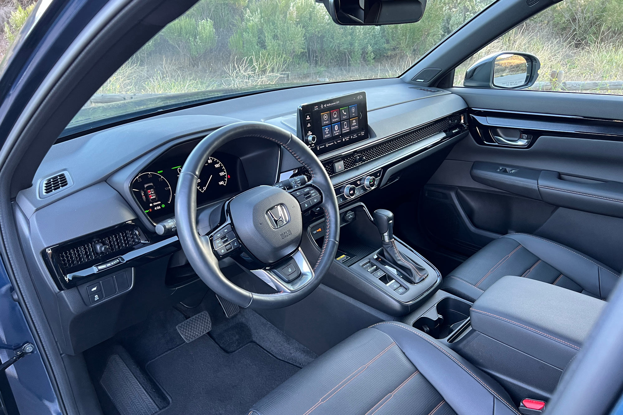 2024 Honda CR-V Sport Touring Hybrid interior and dashboard