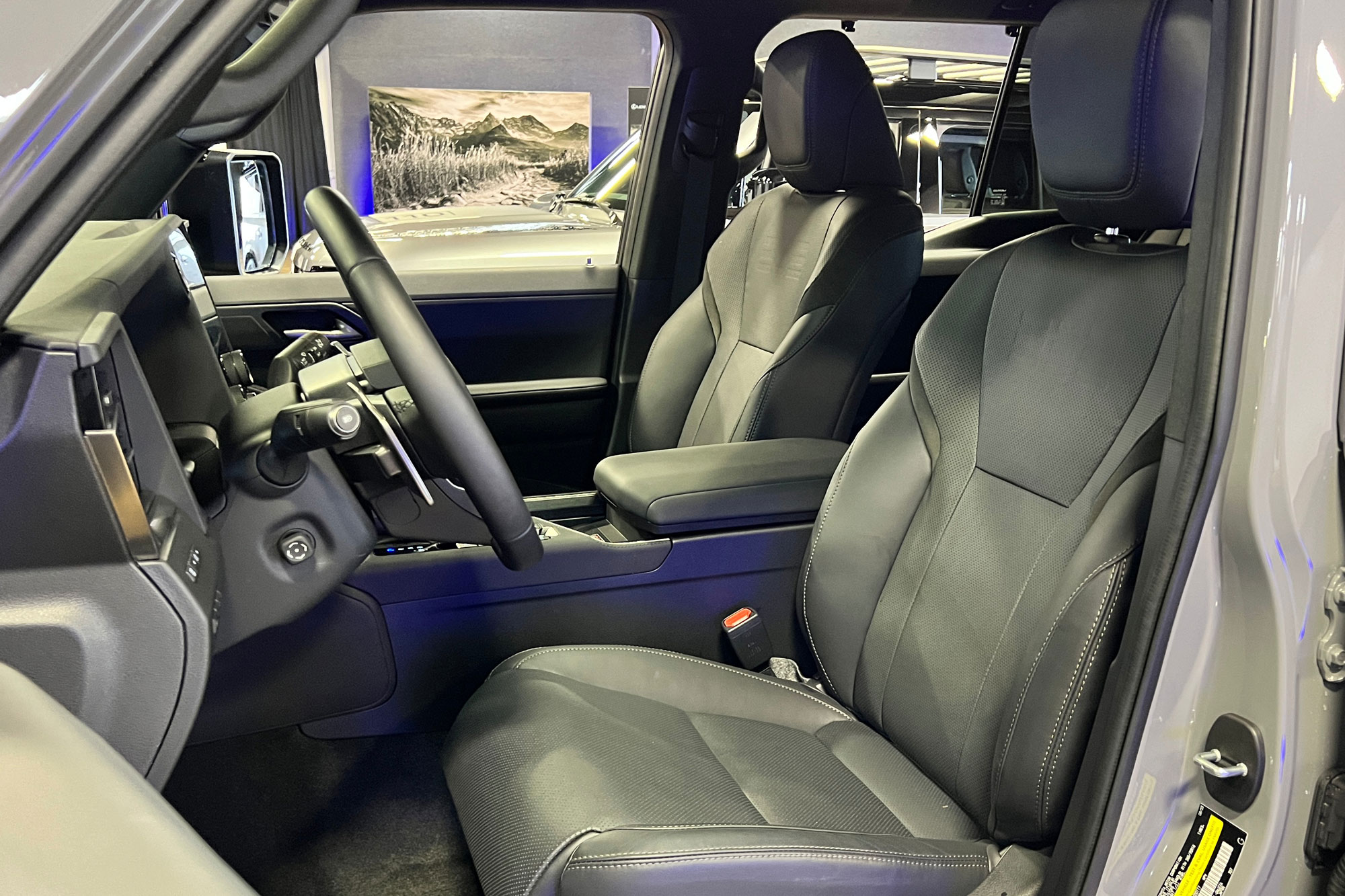 Front seats in a 2024 Lexus GX