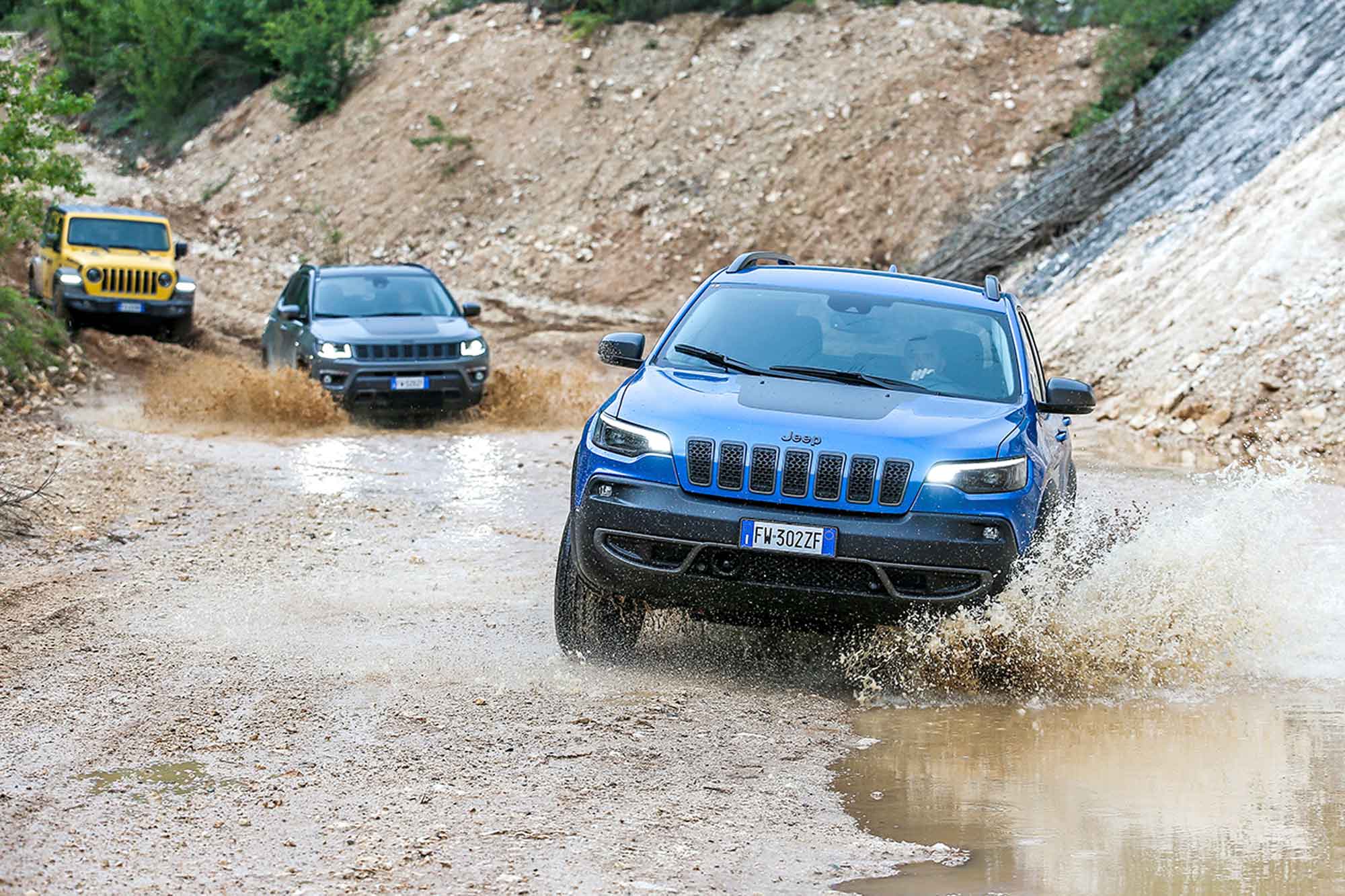 Jeep Compass Trailhawk and Jeep Wrangler