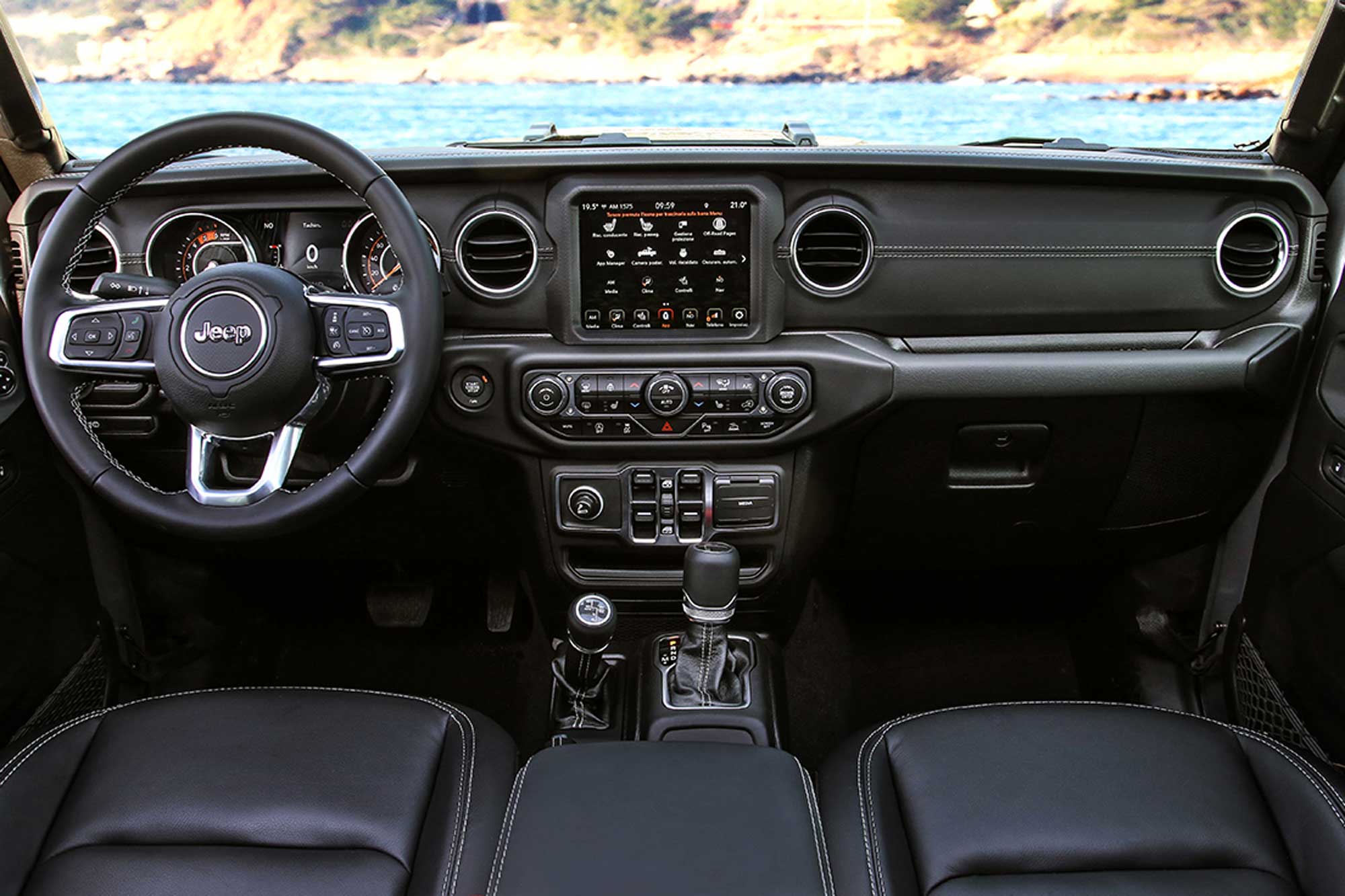 2024 Jeep Gladiator interior dashboard