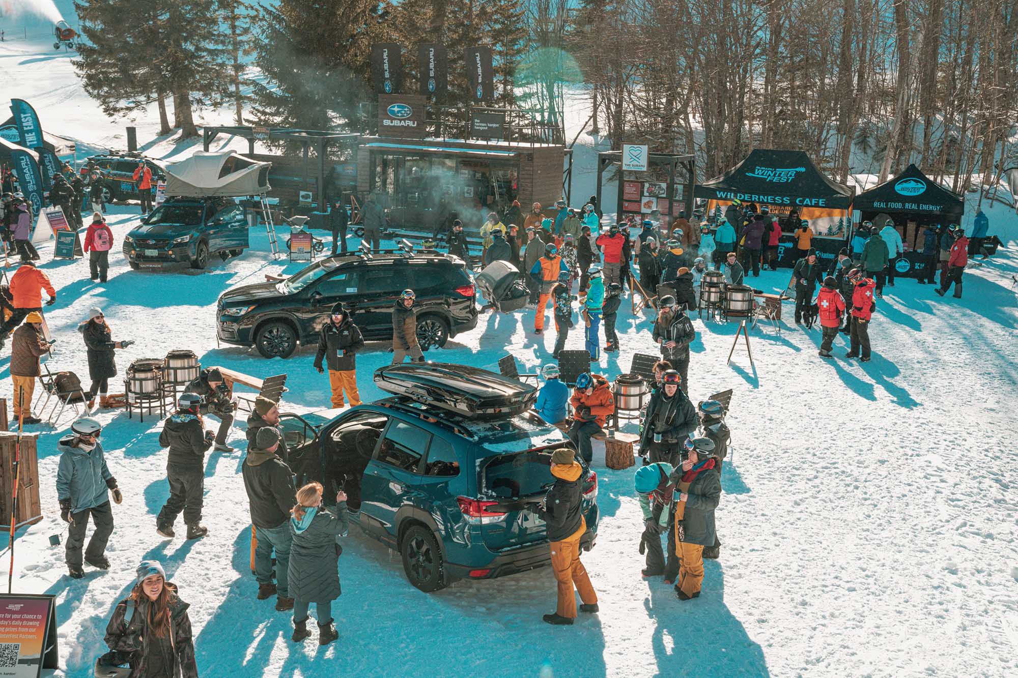 Subaru fans check out vehicles at Subaru WinterFest