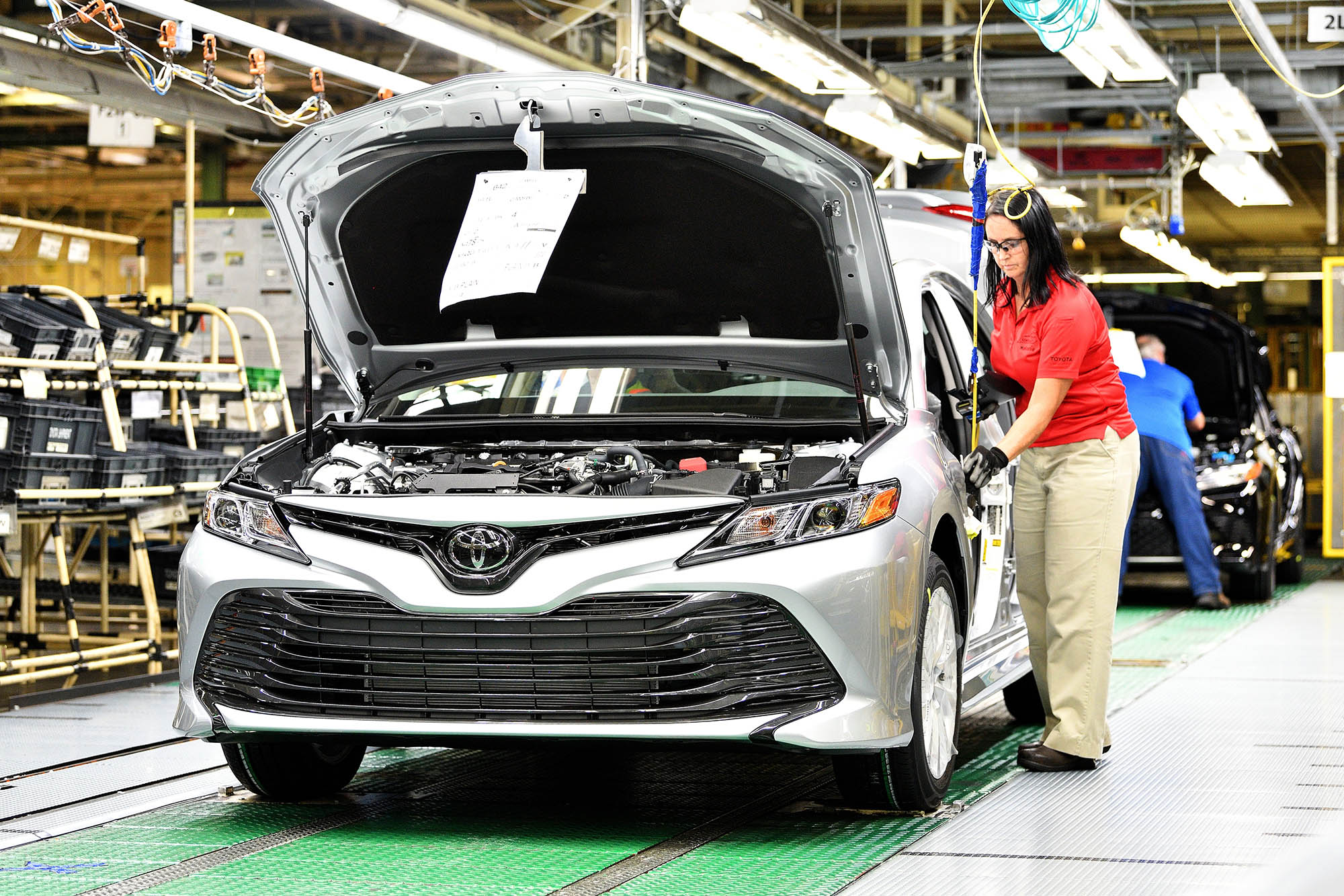 Camry production in Toyota's Georgetown, Kentucky, facility.