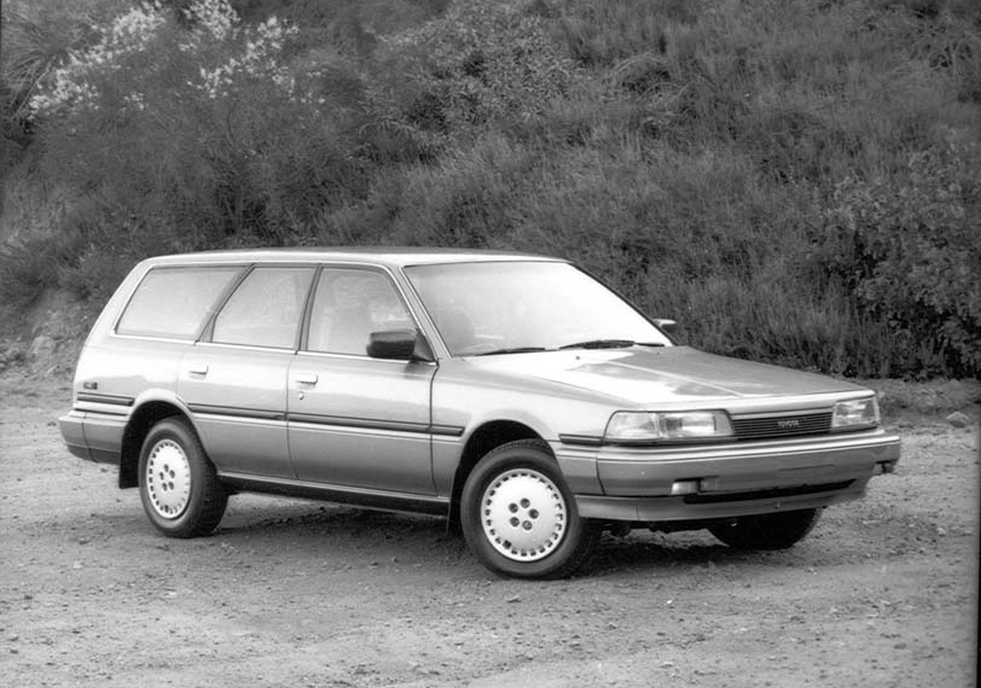 1980s Toyota Camry station wagon.