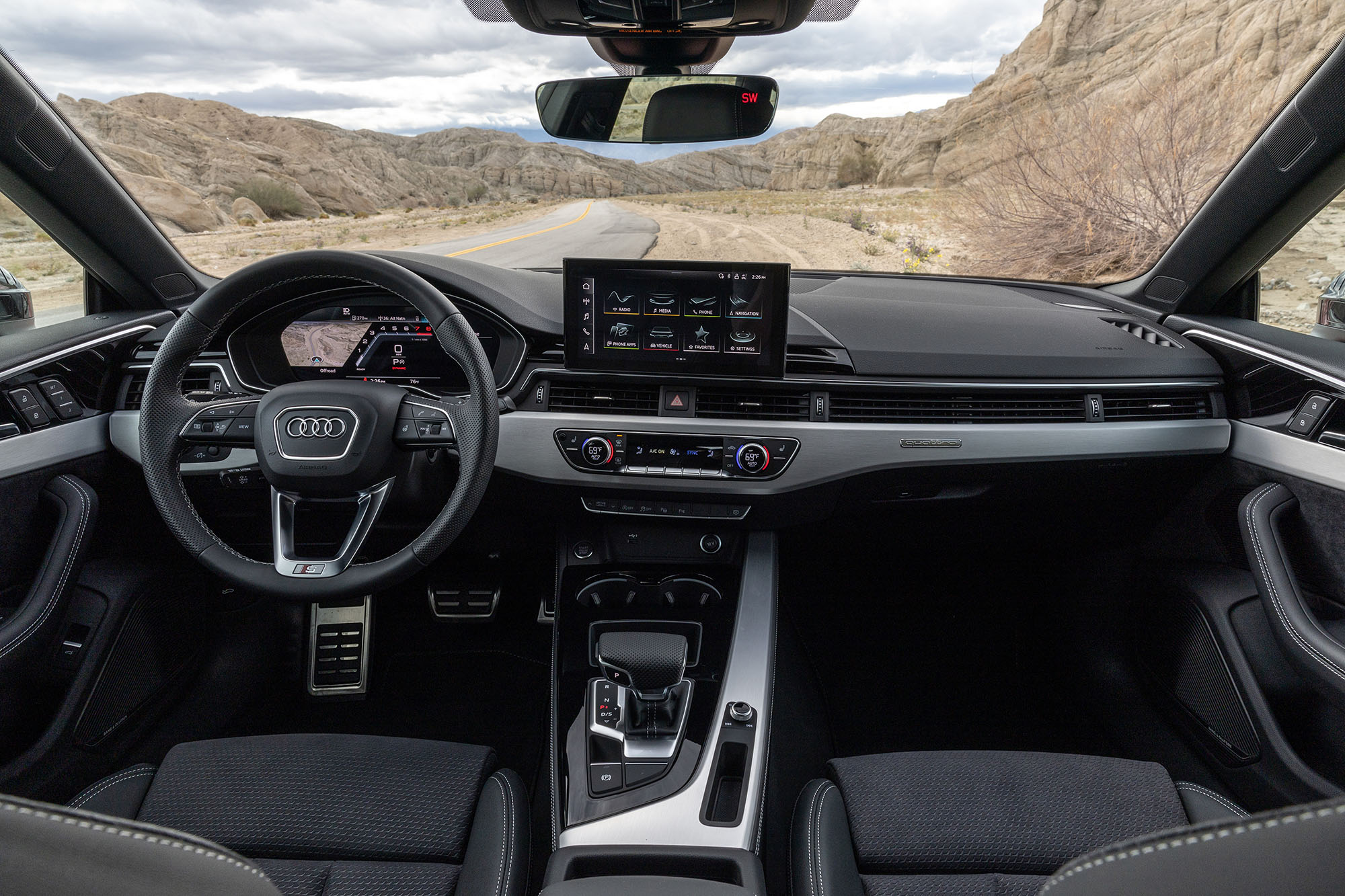 2023 Audi A5 Sportback S line 45 interior.