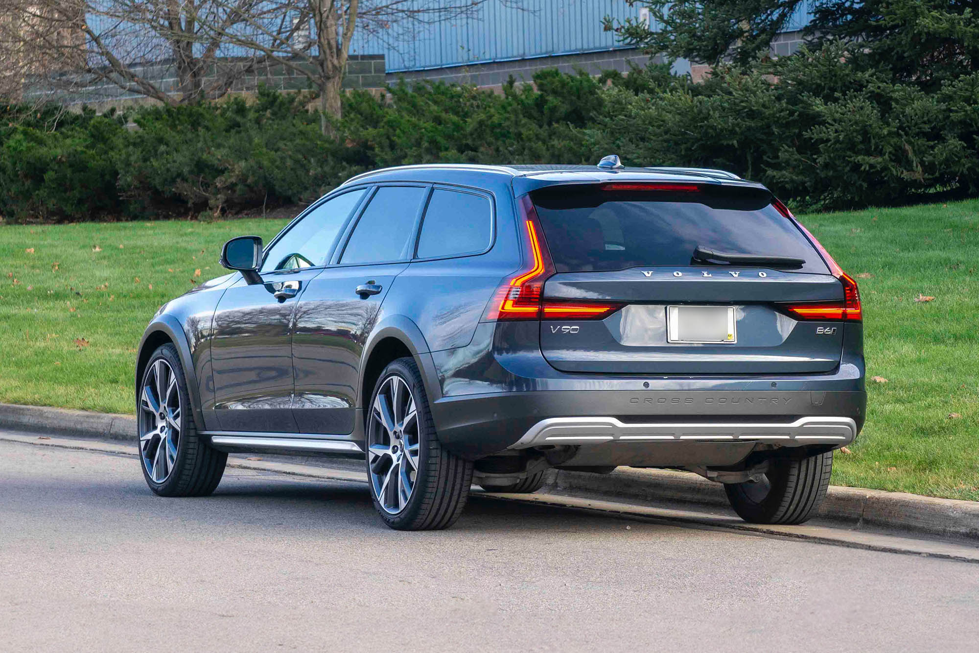 2024 Volvo V90 Cross Country parked on paved road