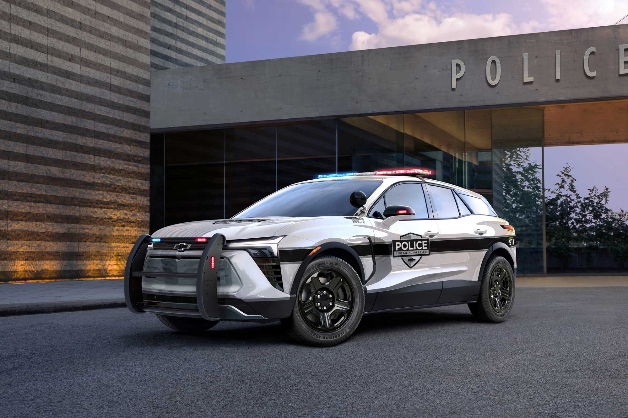 Chevrolet Blazer EV police pursuit vehicle