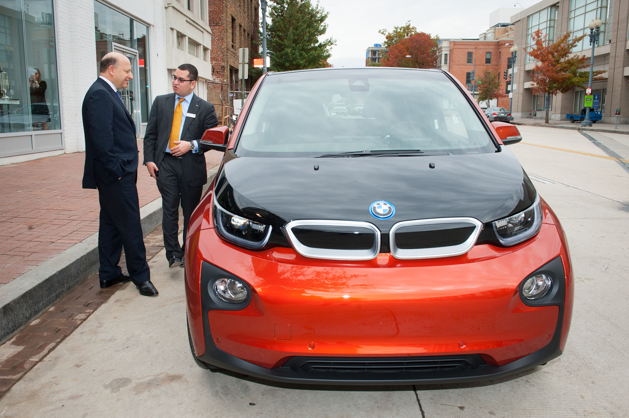 BMW i3 with structure made of carbon fiber