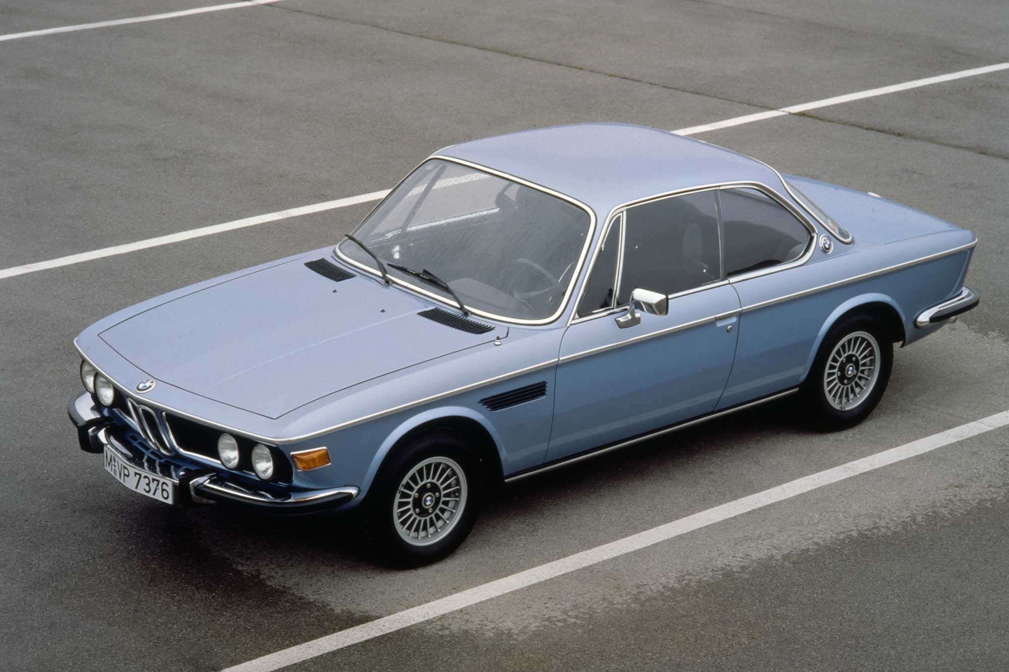 Classic blue BMW 3.0 CSi