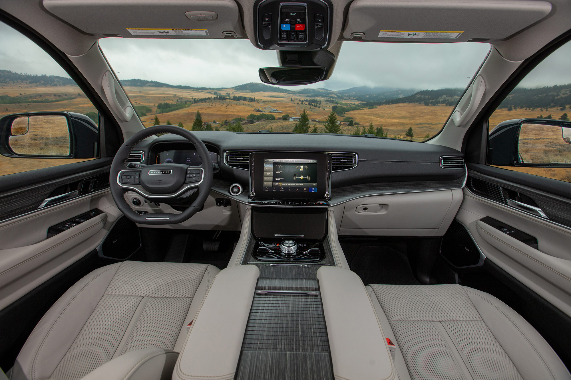 2023 Jeep Wagoneer L Series III interior and dashboard