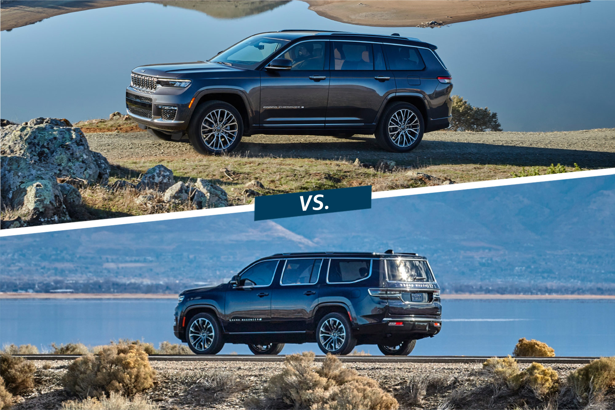 2023 Jeep Grand Cherokee Summit Reserve and 2023 Jeep Grand Wagoneer compared