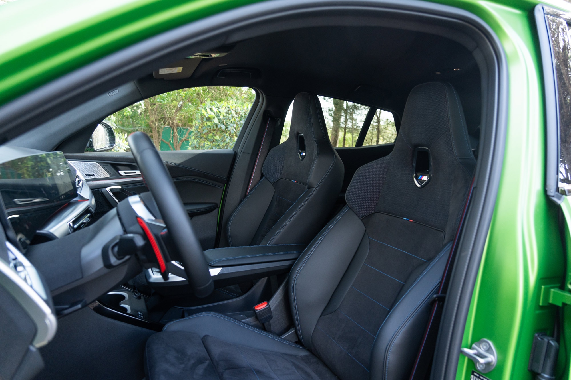 Front seats in a 2024 BMW X2