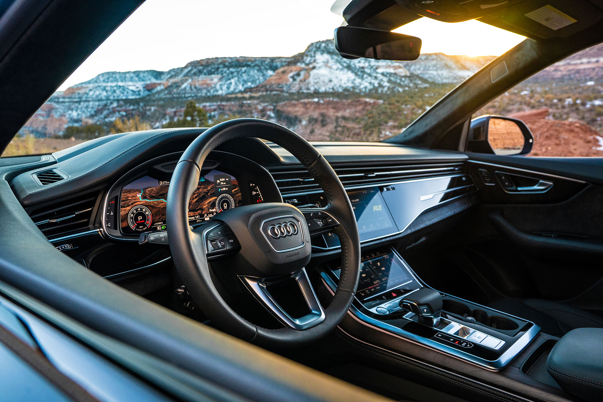 Audi Q8 interior, dashboard