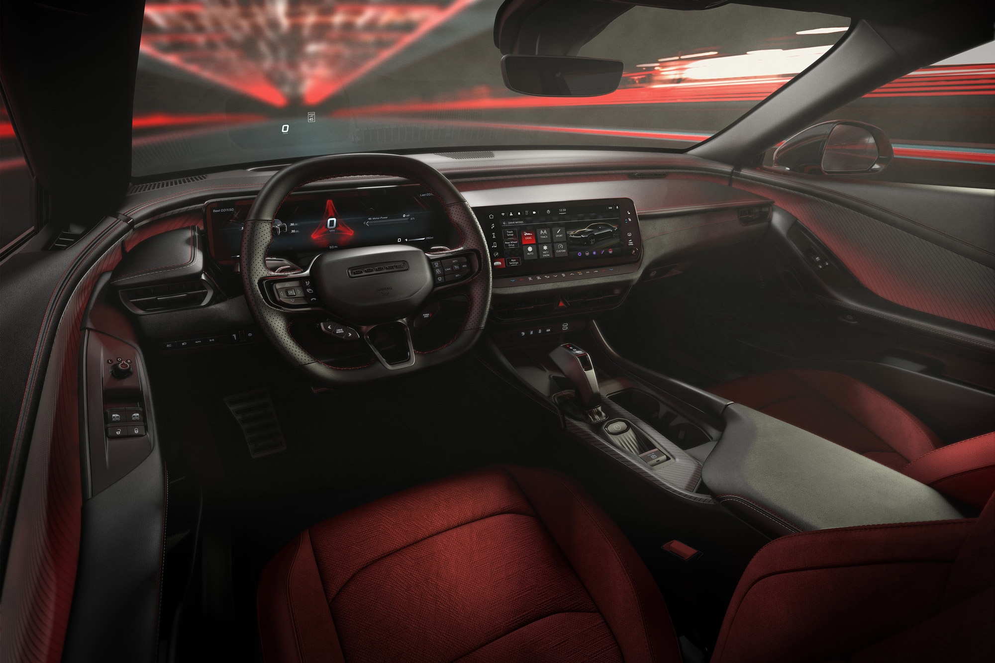 Interior of a 2024 Dodge Charger Daytona