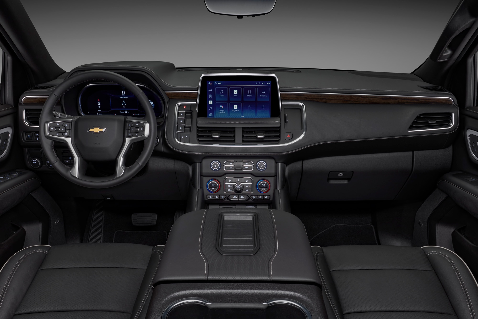 Interior of a 2023 Chevrolet Tahoe