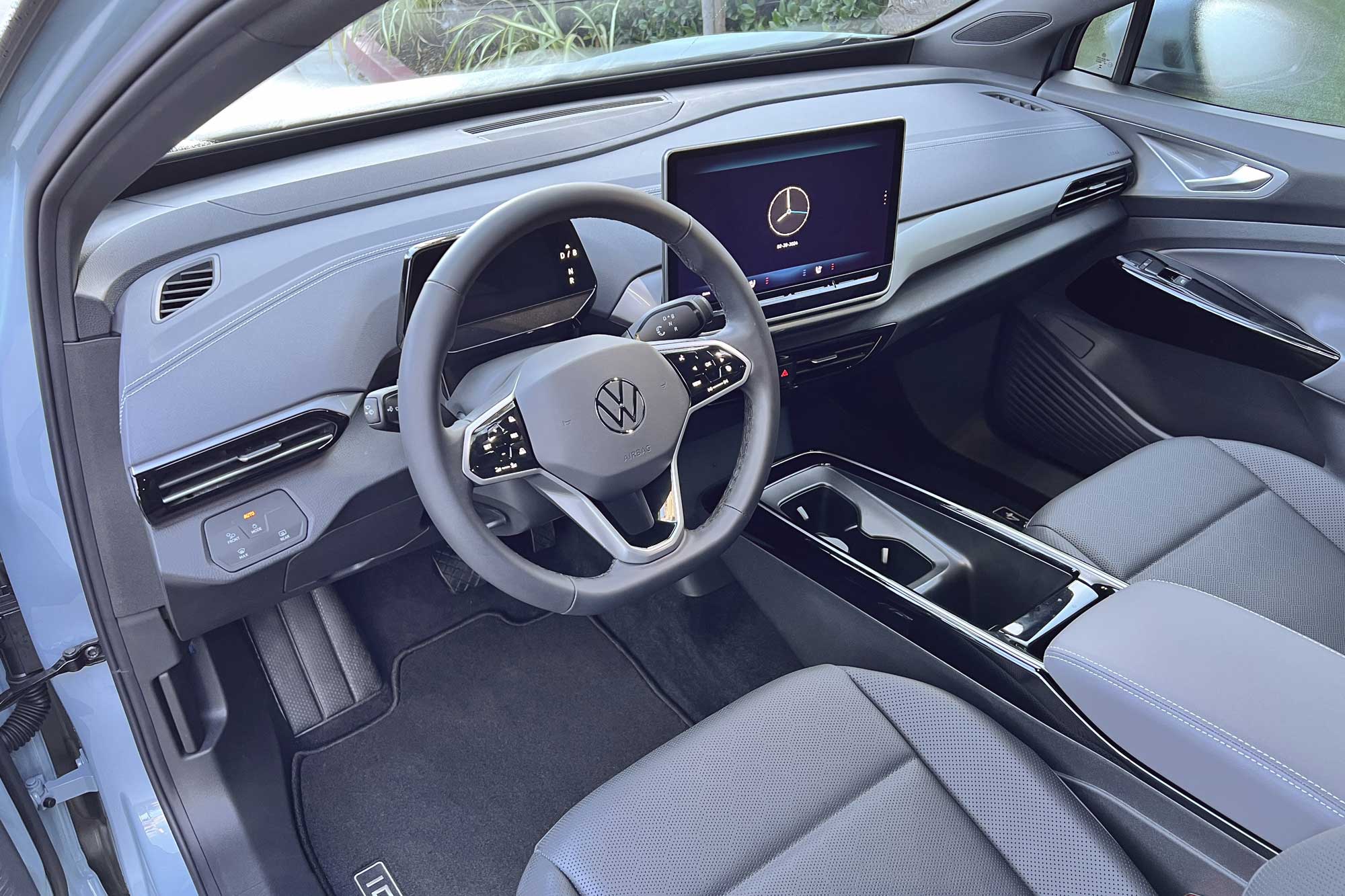 2024 Volkswagen ID.4 Pro S interior showing the dashboard and center console