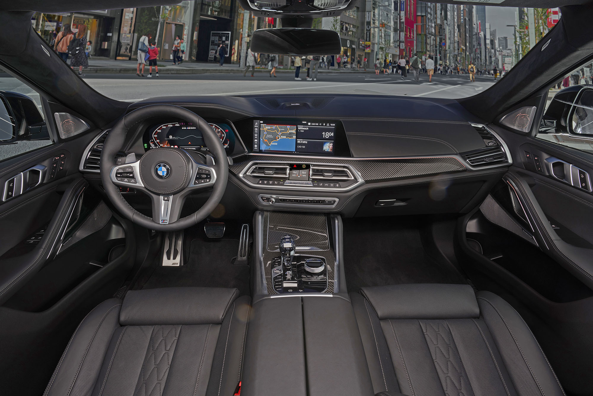  BMW X6 interior in black