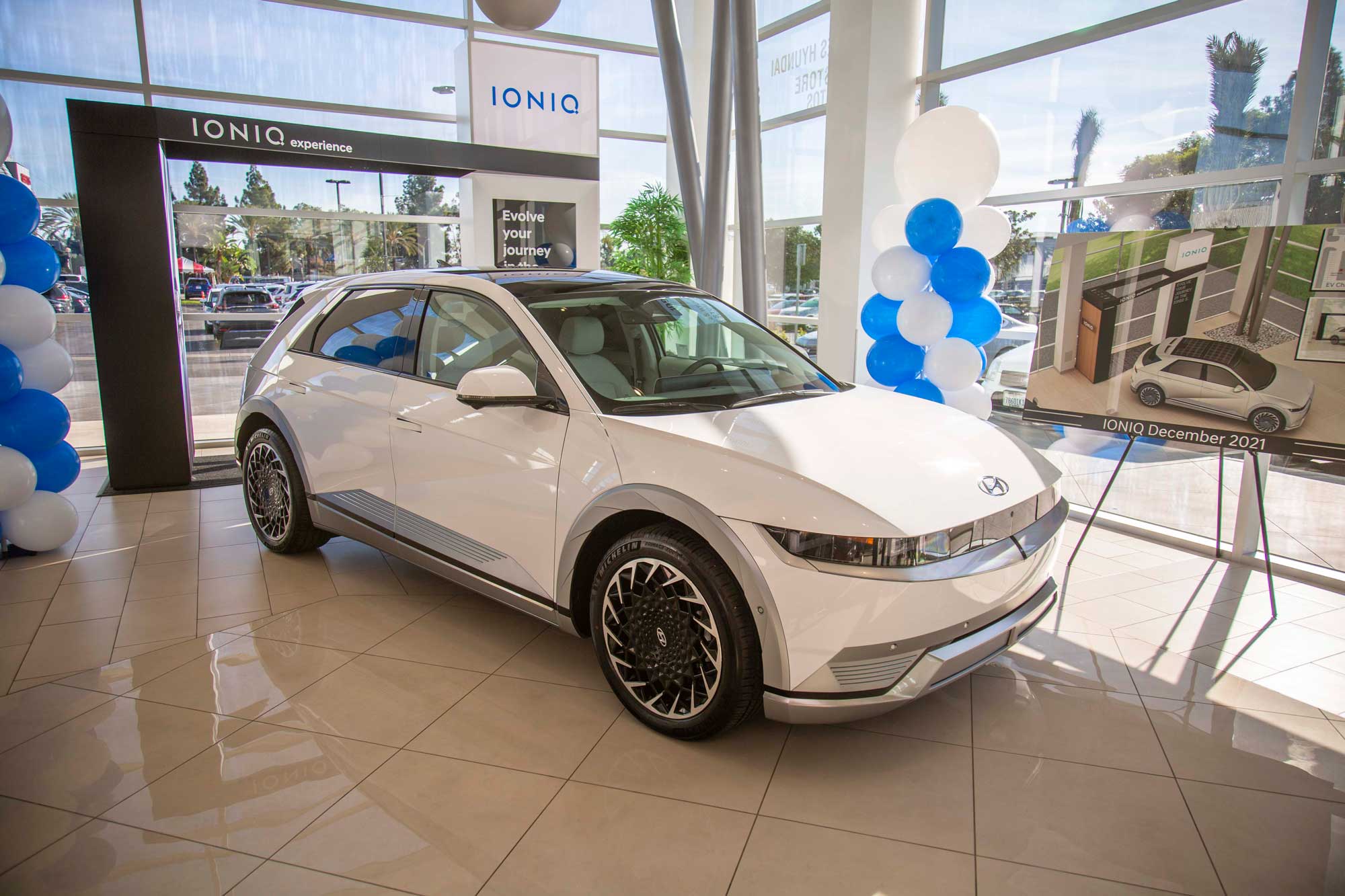 Hyundai Ioniq 5 at dealership