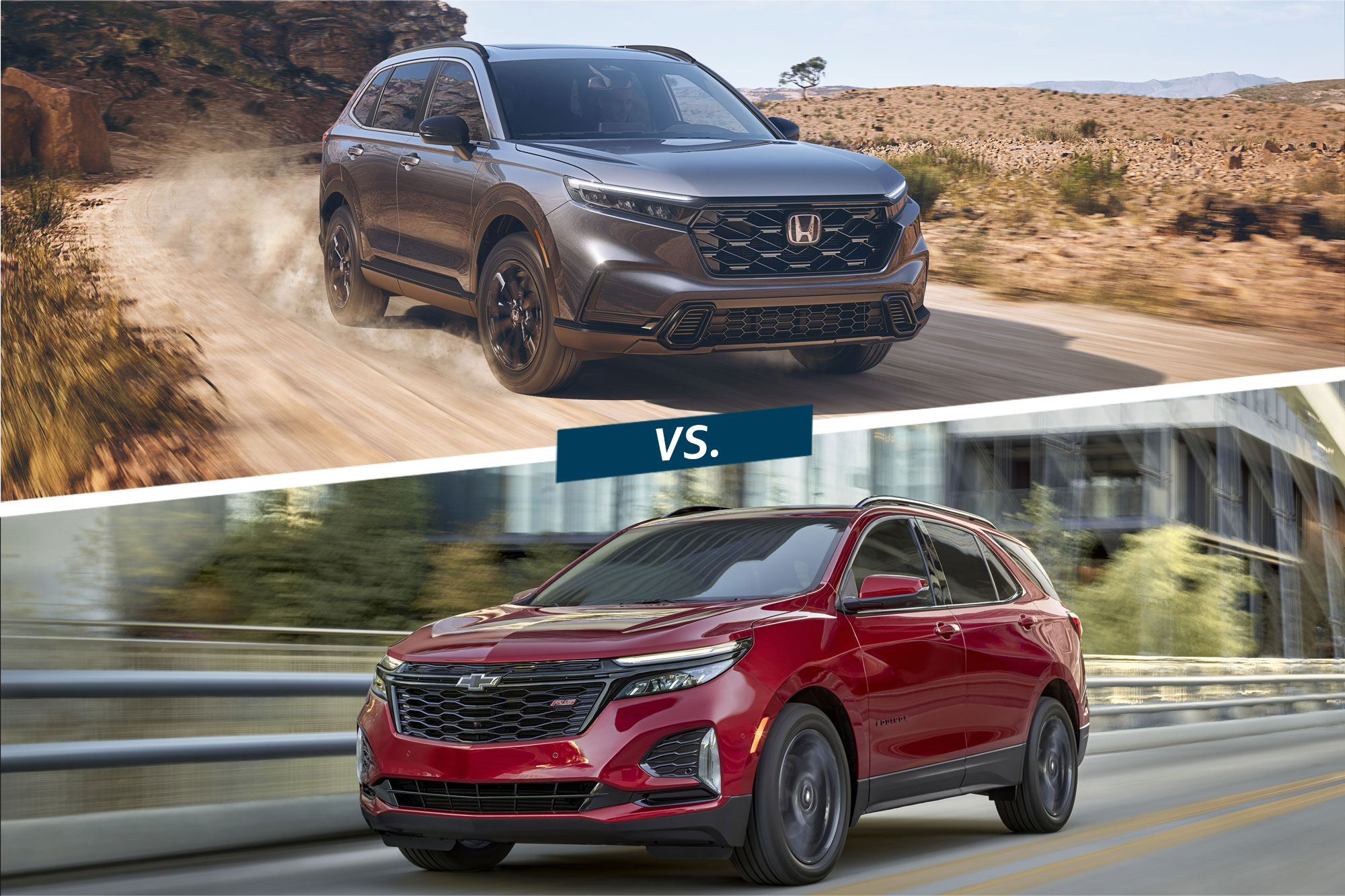 Compared 2024 Chevrolet Equinox vs. 2024 Honda CRV Capital One Auto