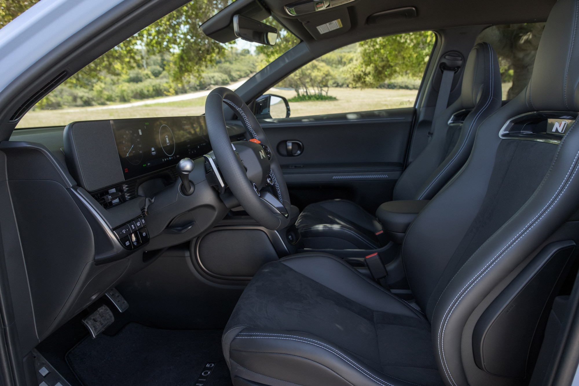 2025 Hyundai Ioniq 5 N model's front performance seats.