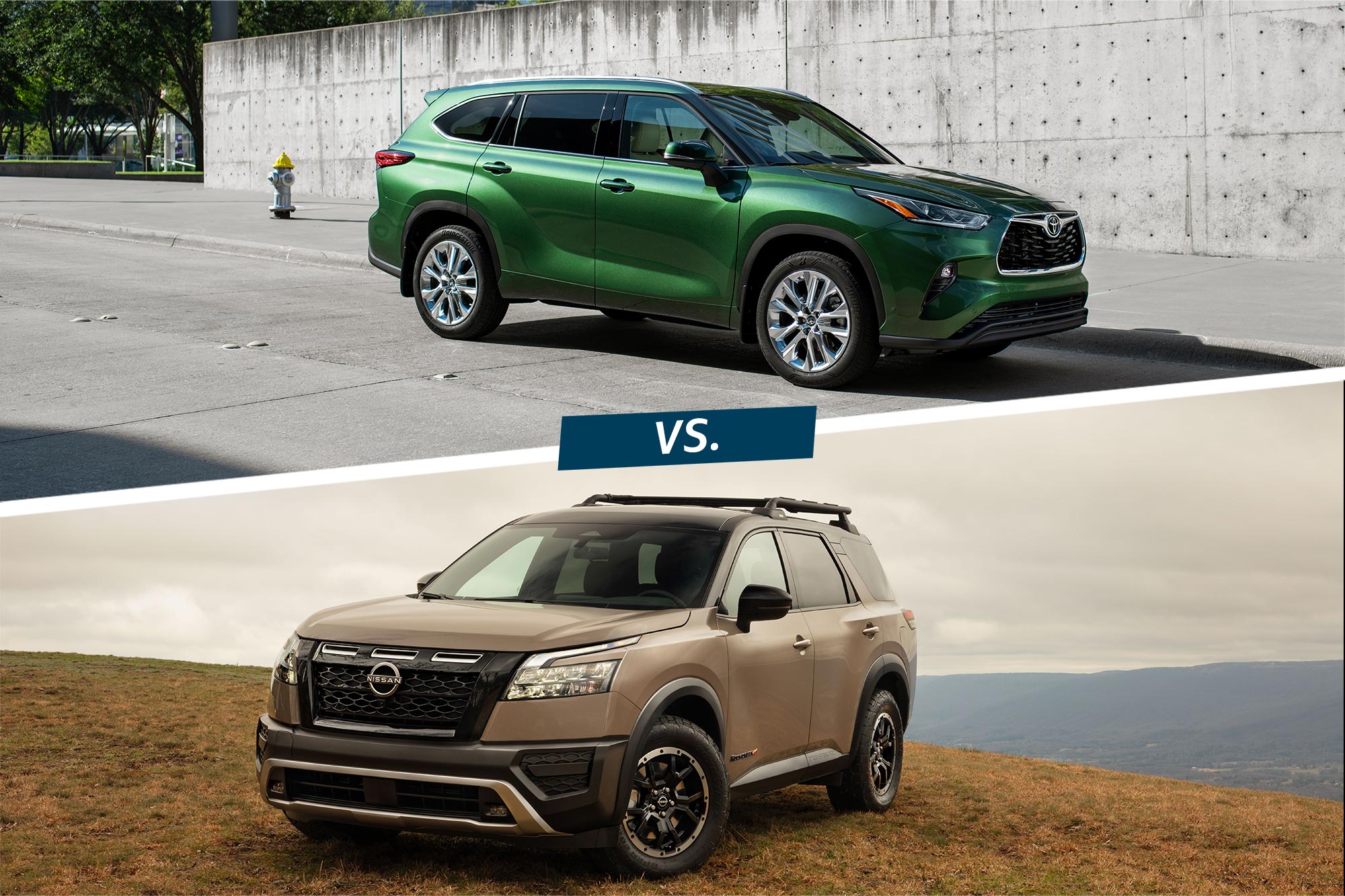 Compared: 2024 Toyota Highlander vs. 2024 Nissan Pathfinder | Capital ...