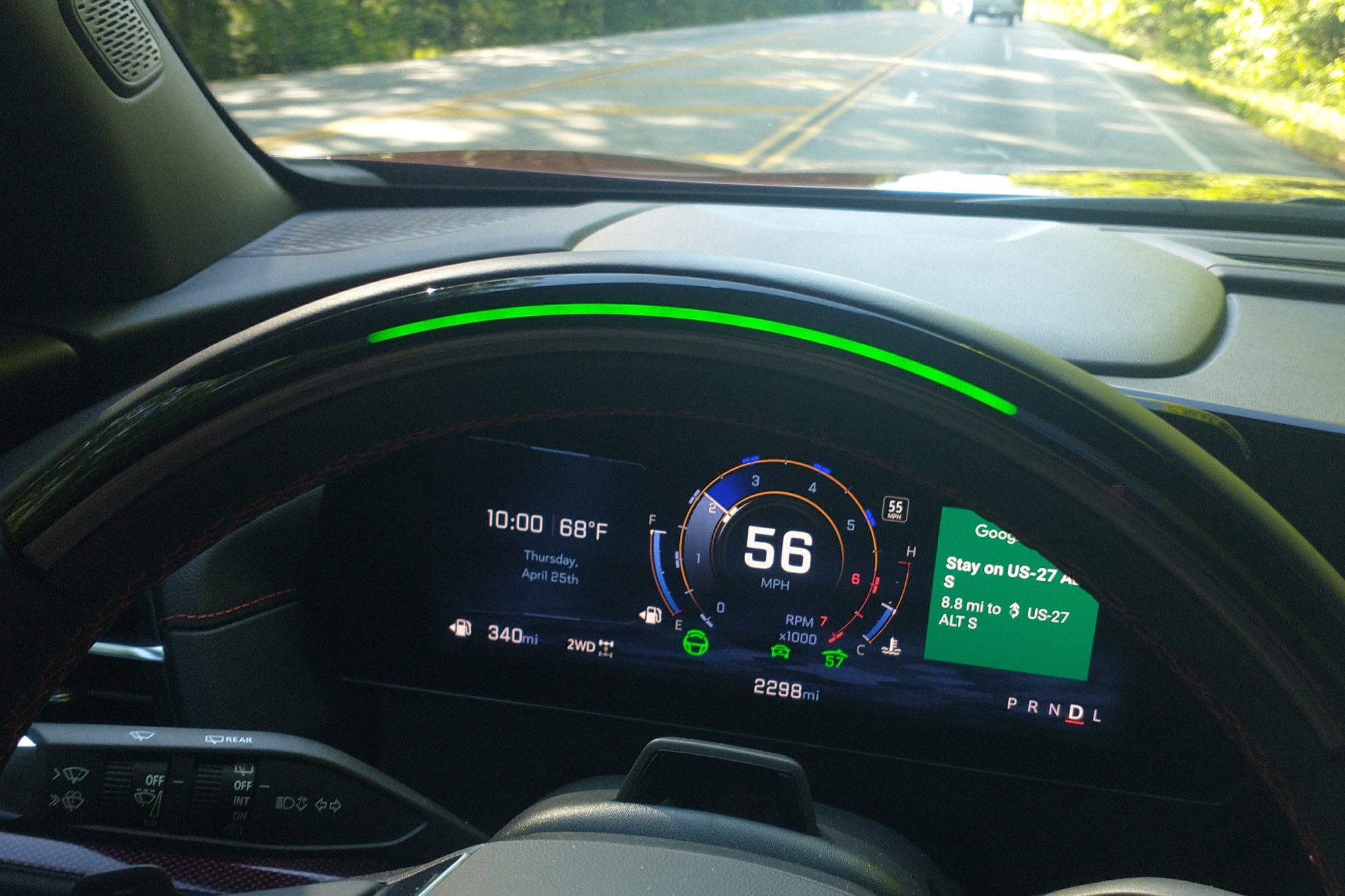 2024 Chevrolet Traverse with Super Cruise driver assistance in use on a highway.