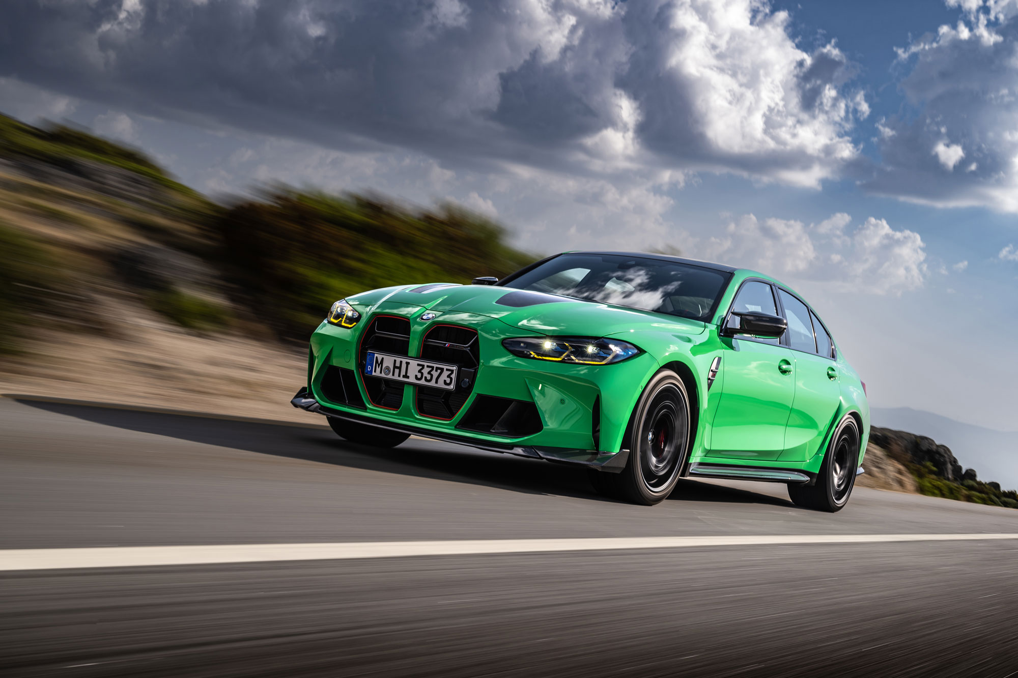 Green 2024 BMW M3 CS