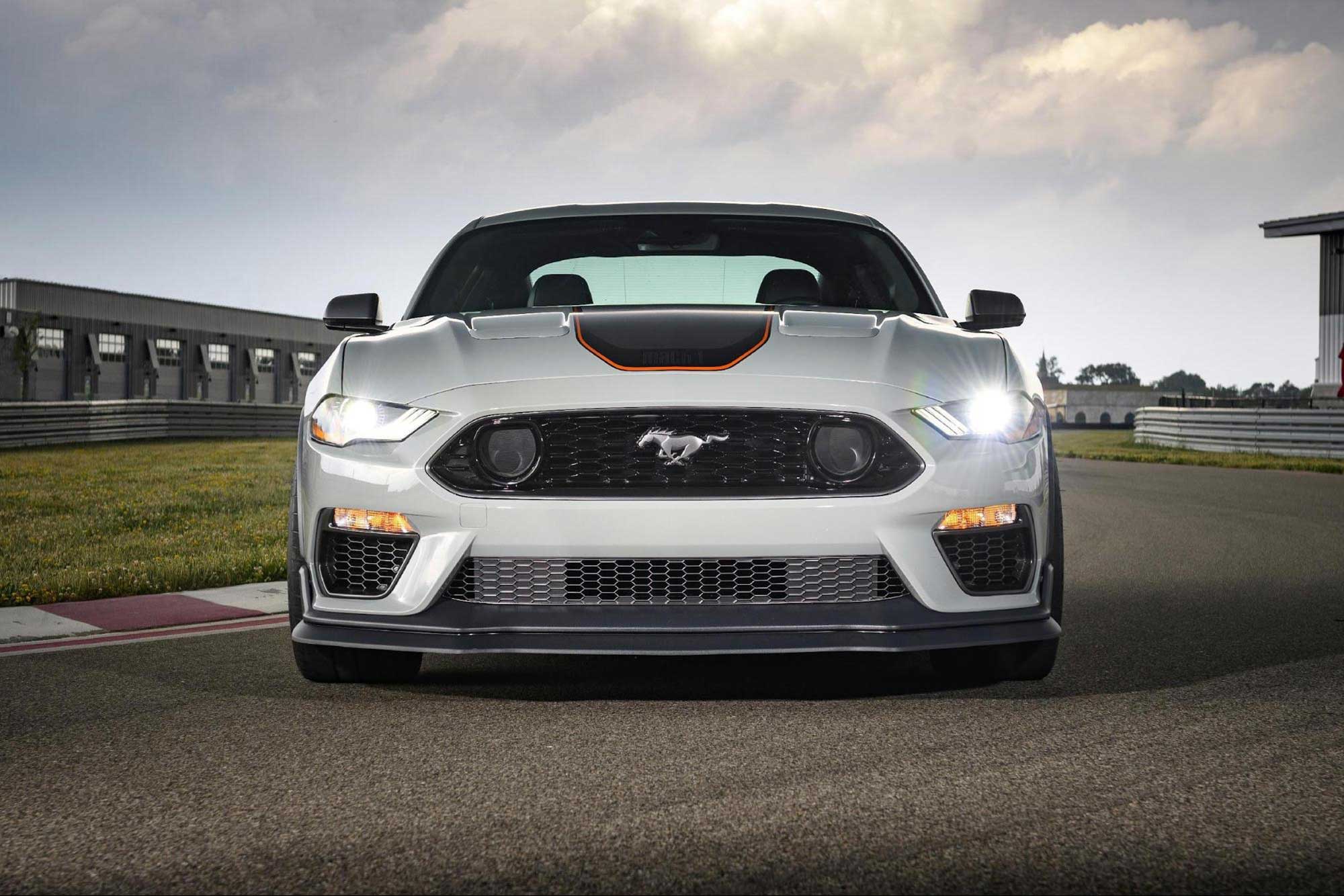 Grey Ford Mustang