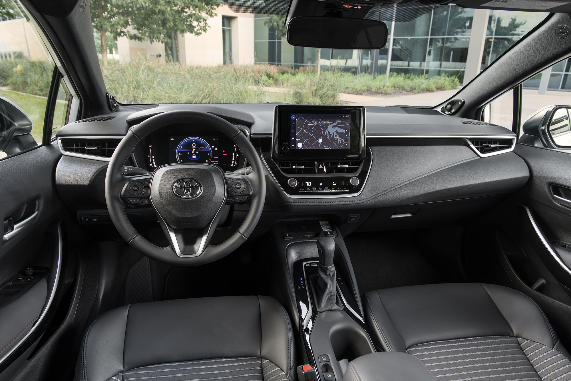2023 Toyota Corolla XSE interior in black
