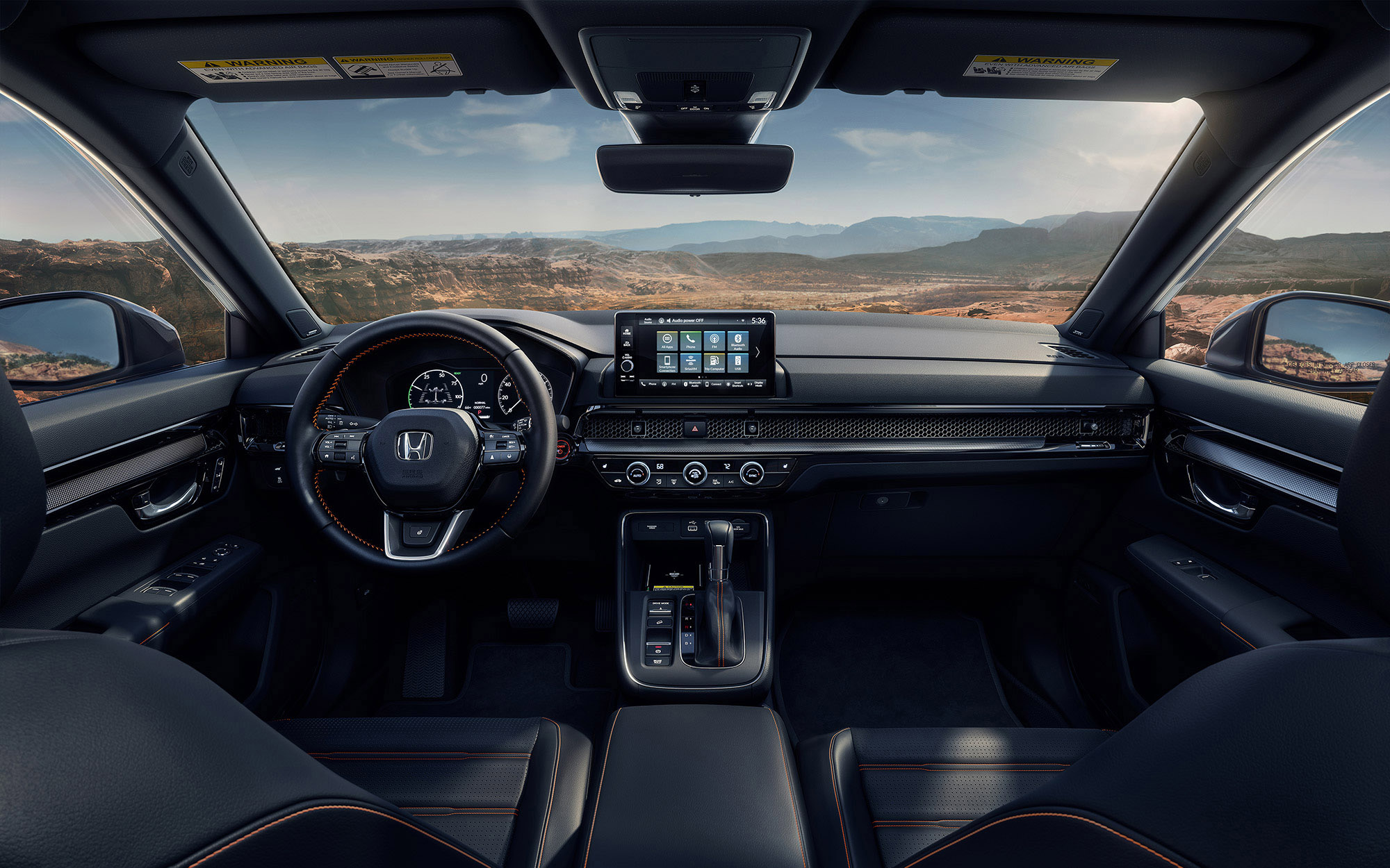 2023 Honda CR-V interior in black