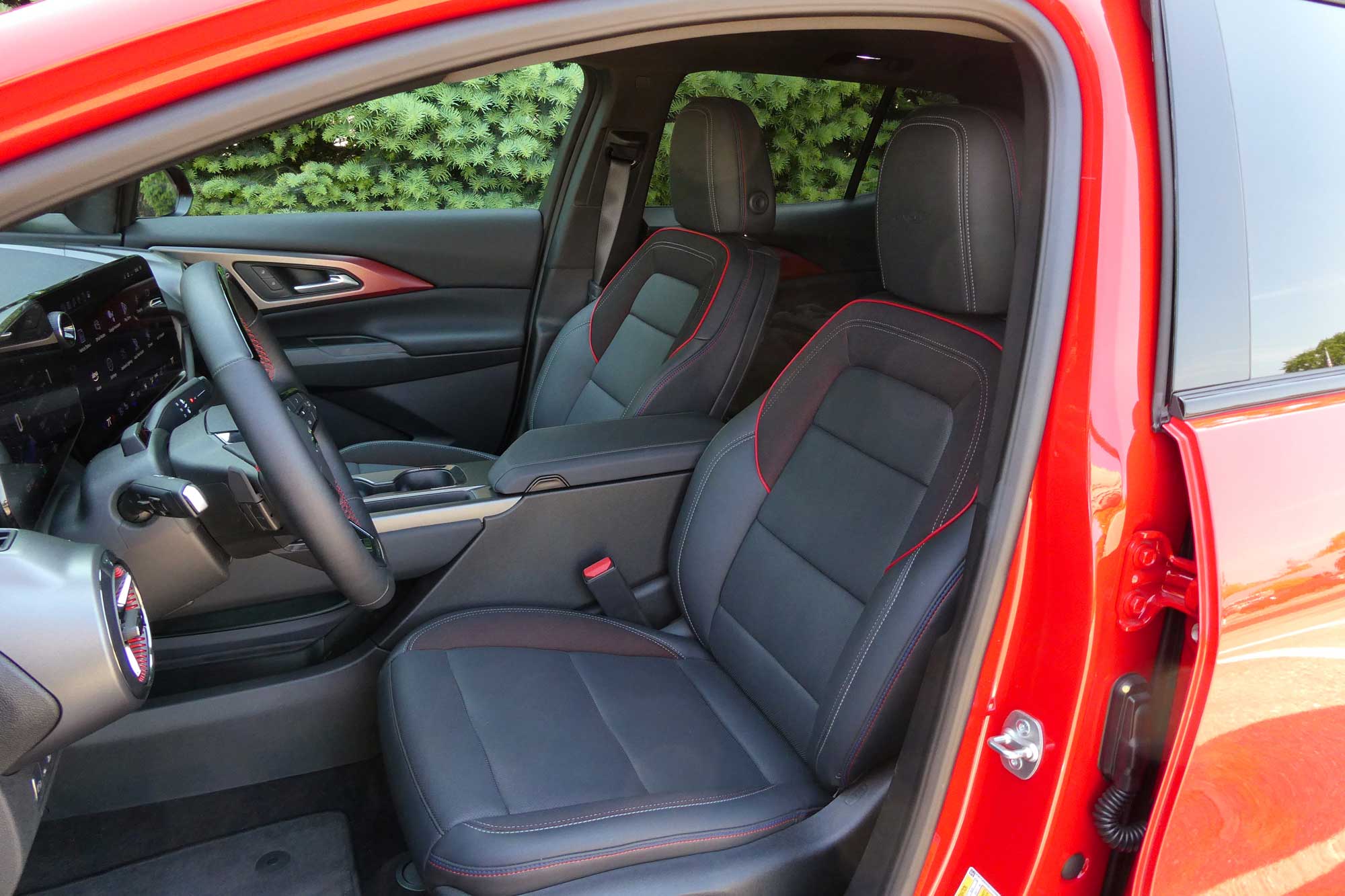  2024 Chevrolet Equinox EV interior front seats