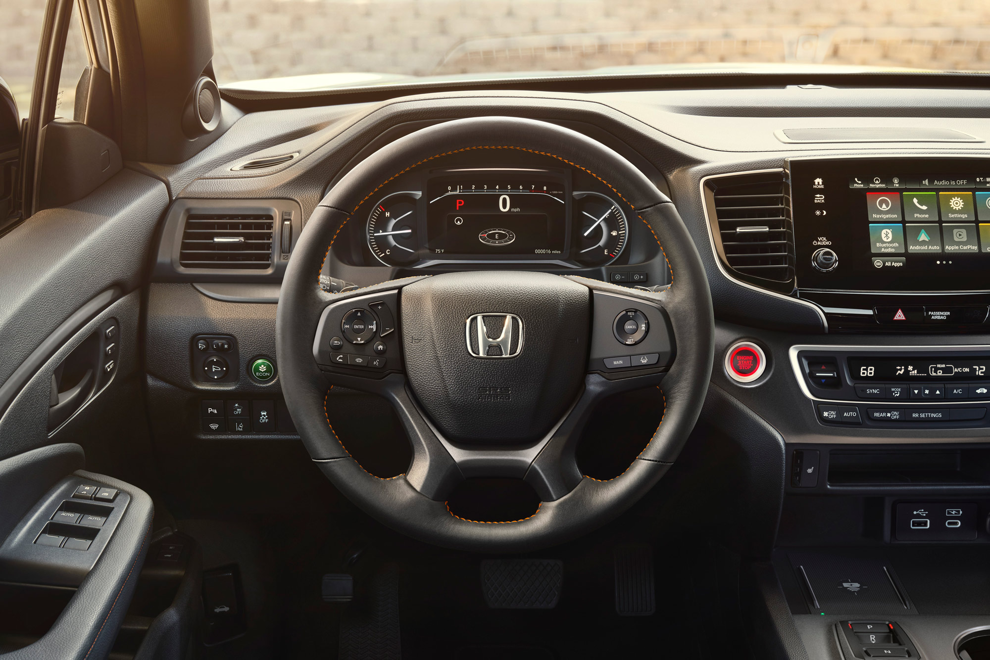 2024 Honda Passport Trailsport interior dashboard