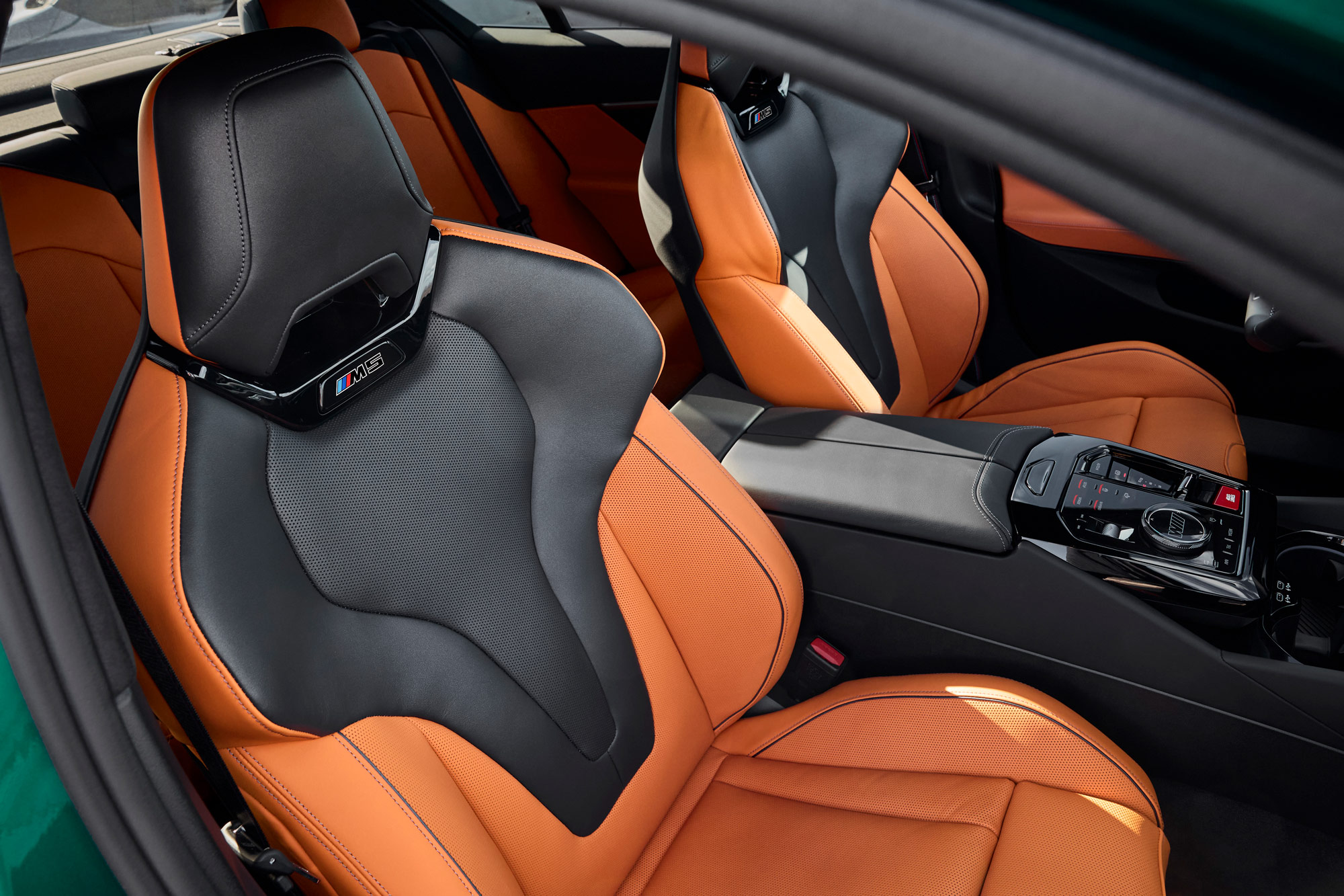 Front seats in a 2025 BMW M5