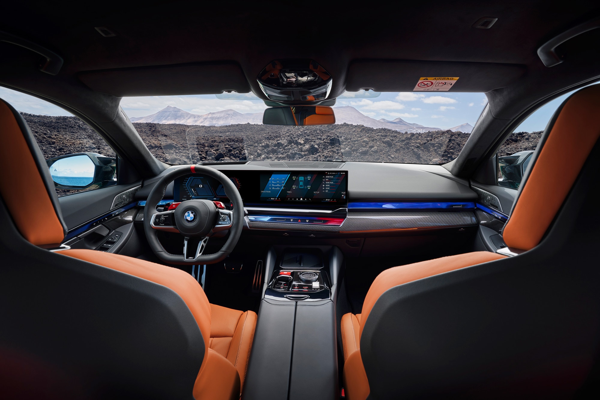 Dashboard of a 2025 BMW M5