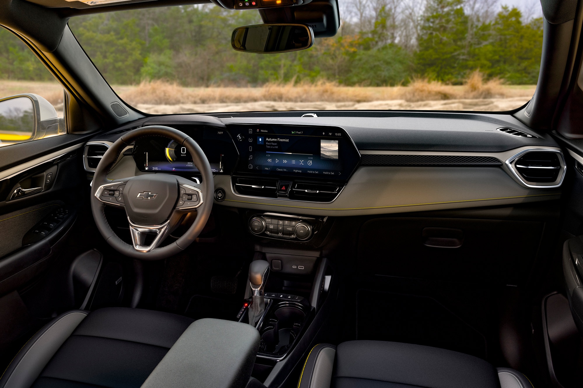 Interior of a 2024 Chevrolet Trailblazer