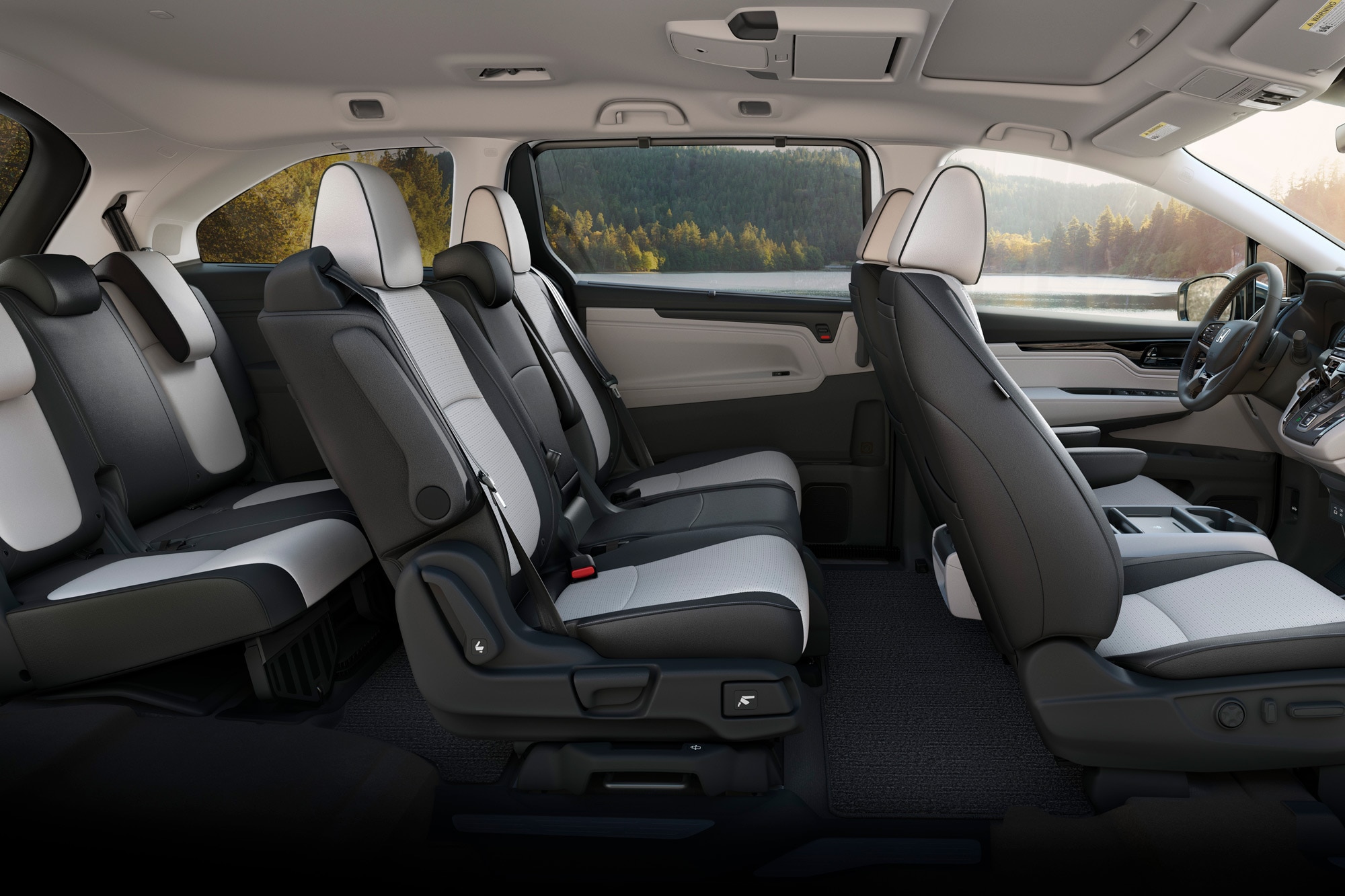 2025 Honda Odyssey three-row seating