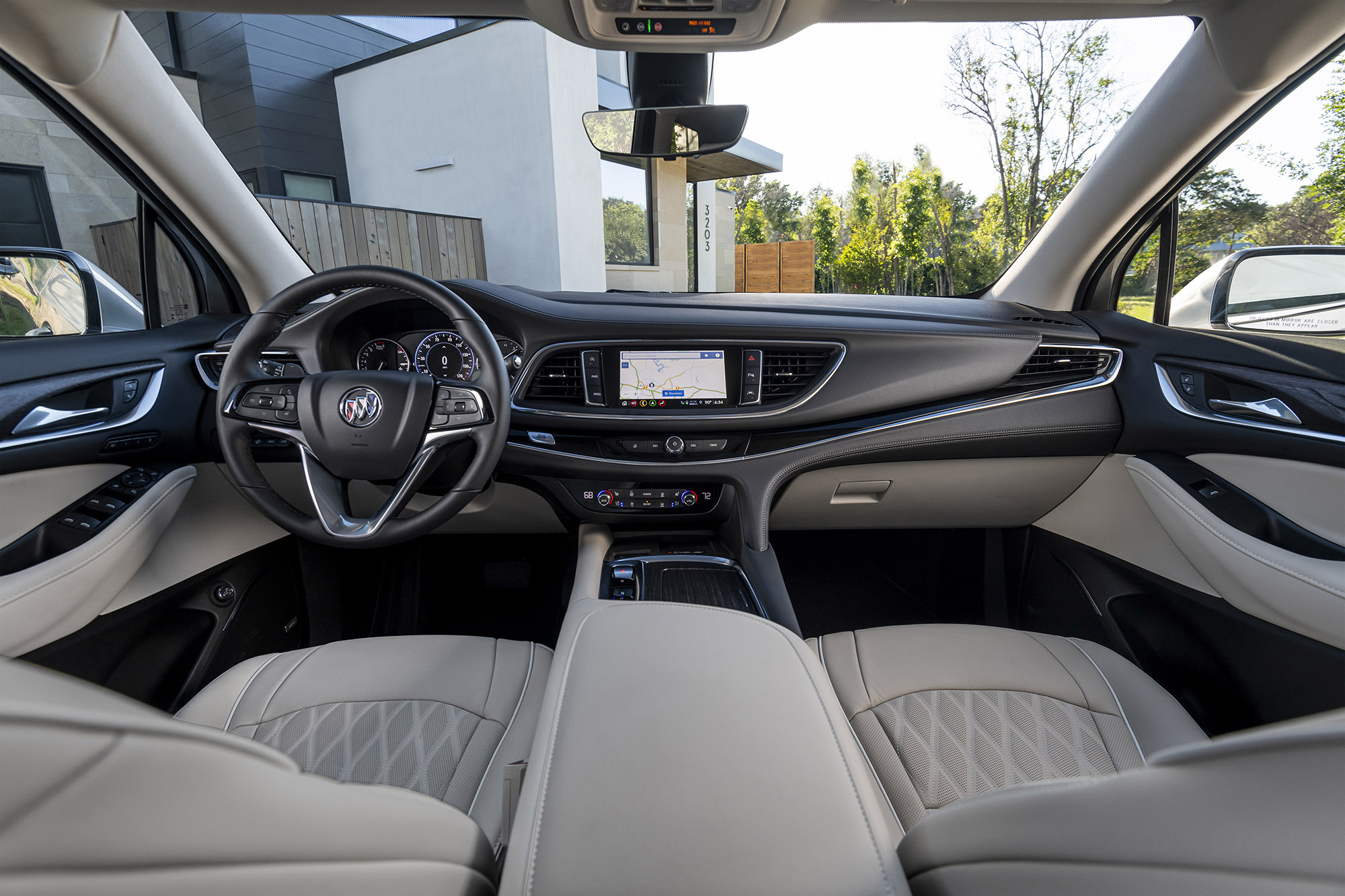 Buick Enclave Avenir interior in white