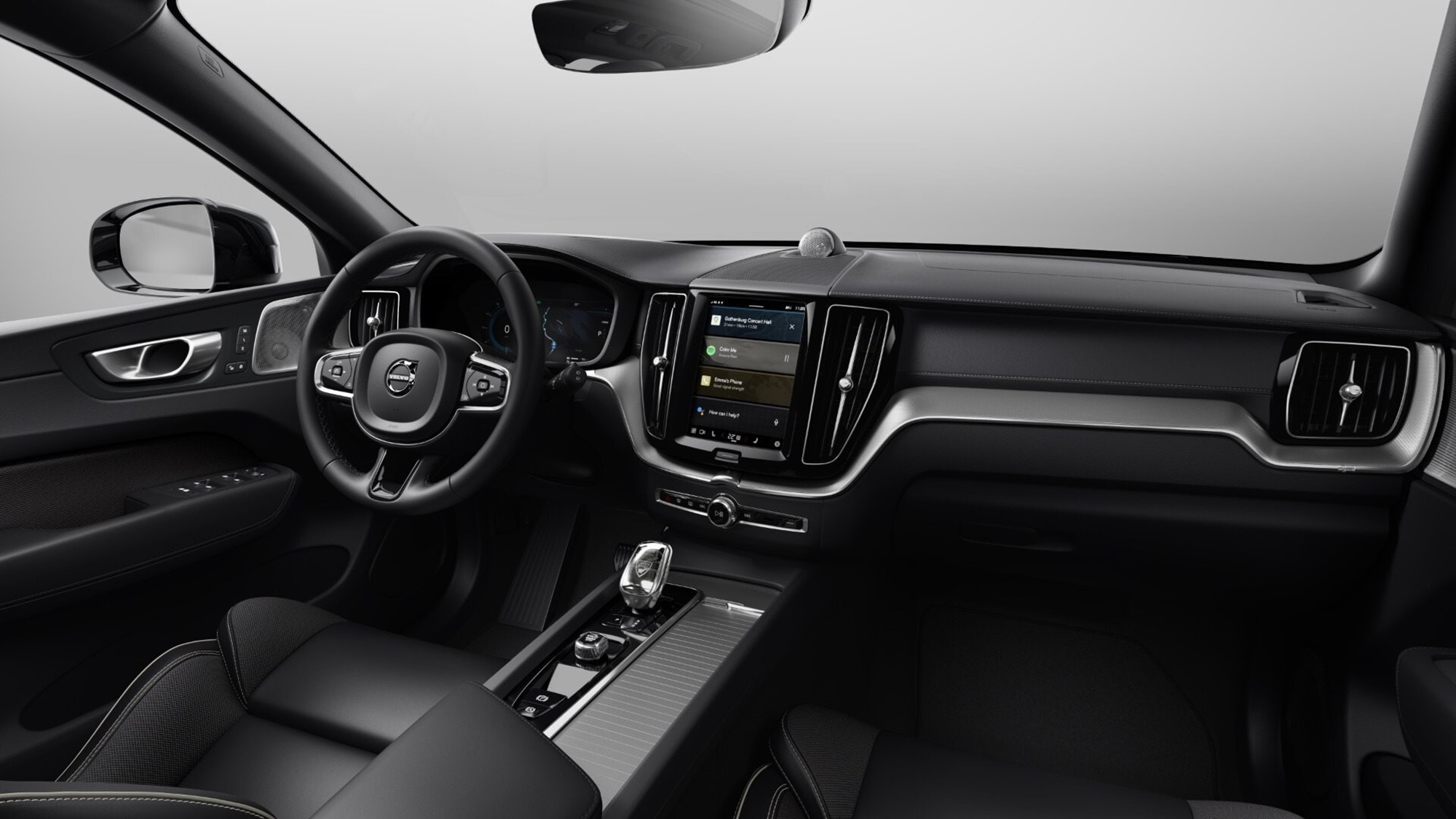 2023 Volvo XC60 interior in black