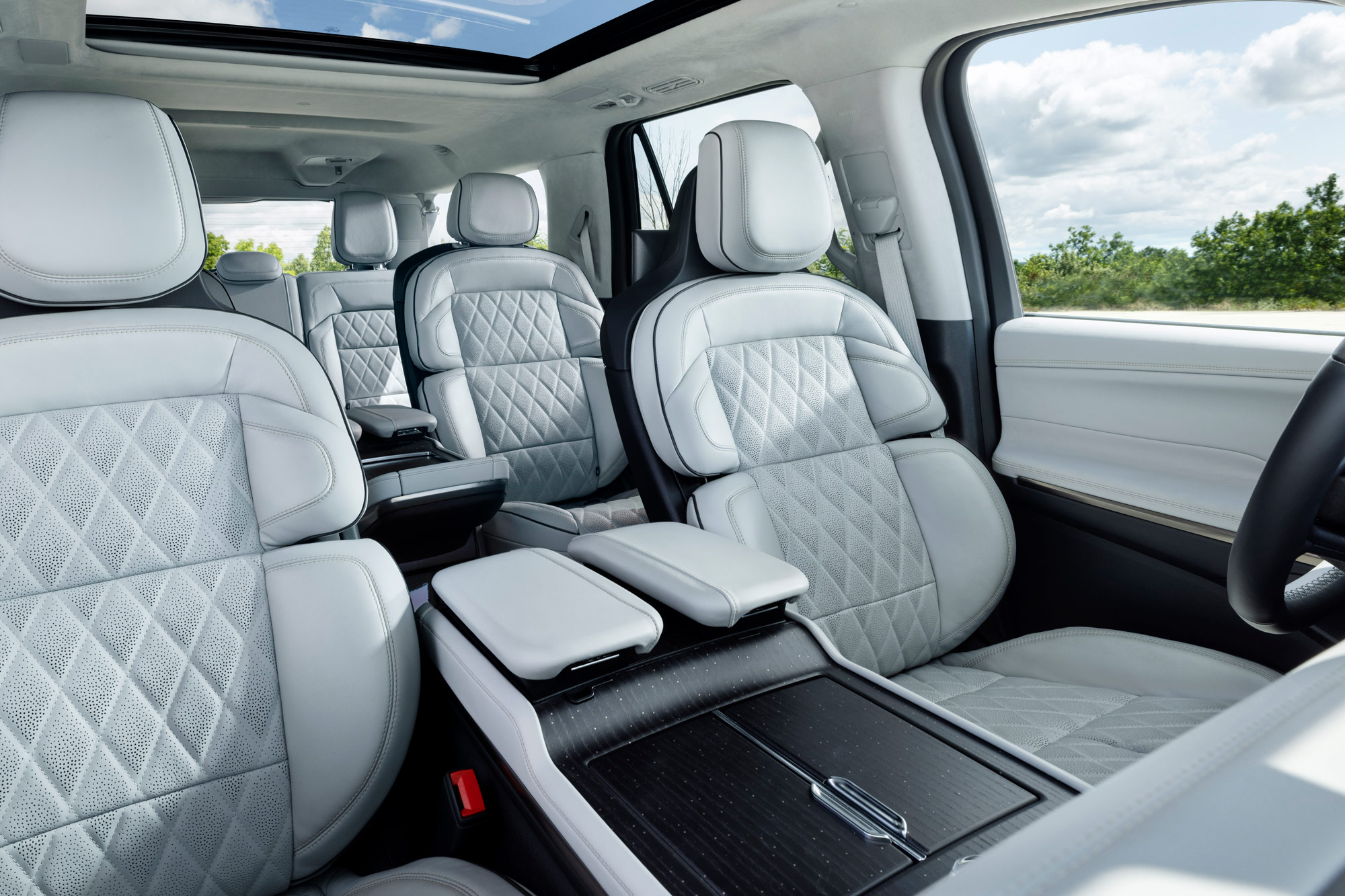 Seats in a 2025 Lincoln Navigator