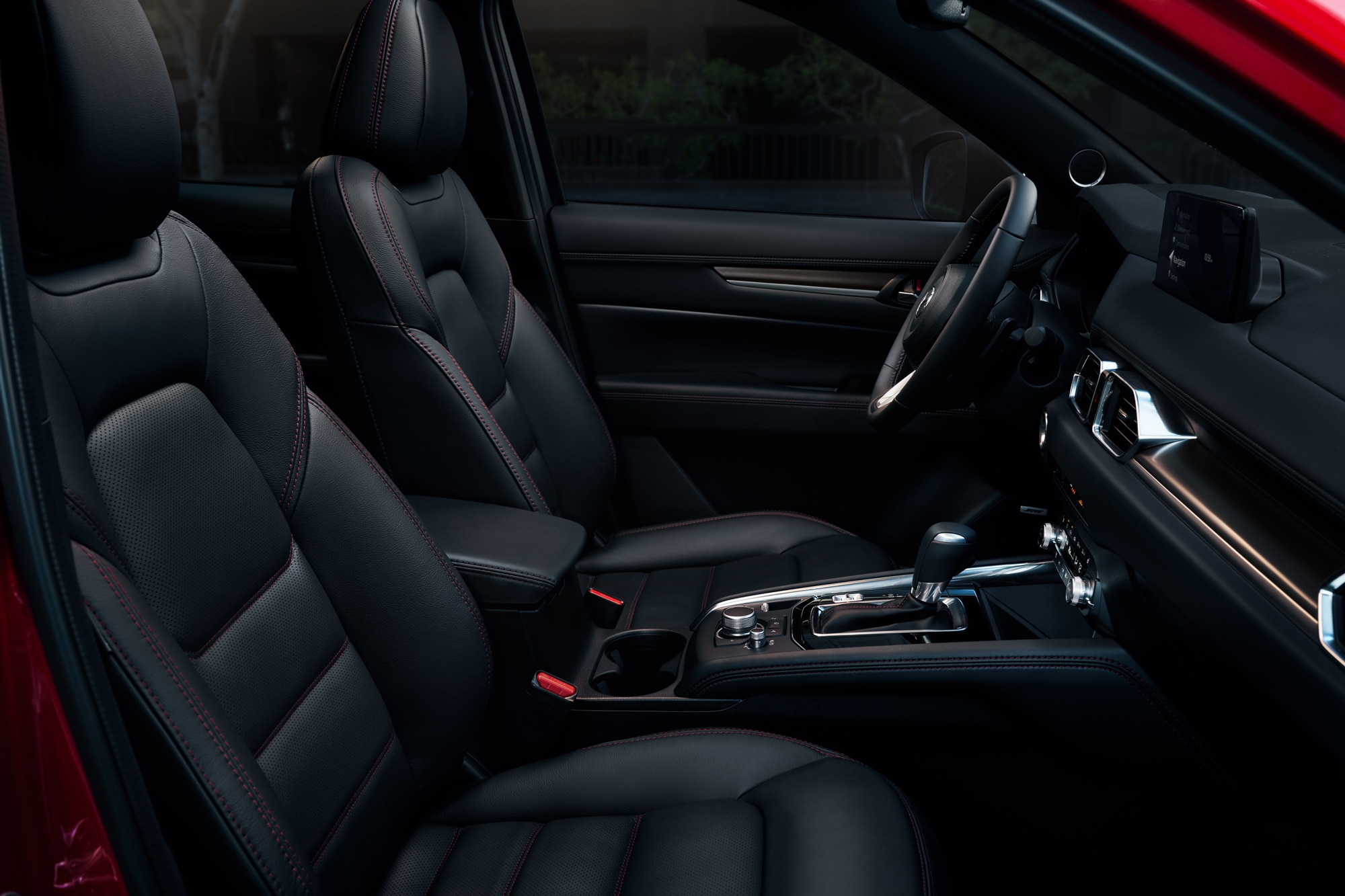 2024 Mazda CX-5 interior and front seats.