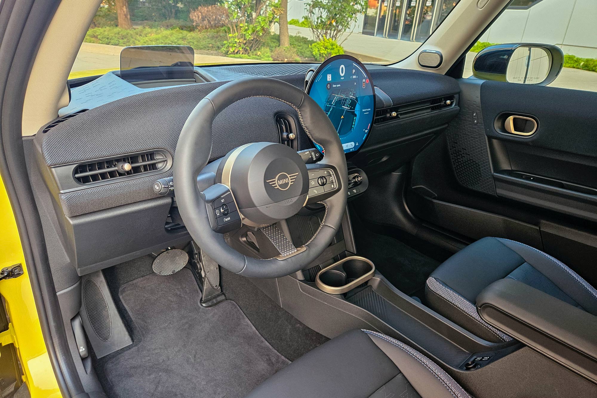  2025 Mini Cooper interior and dashboard.