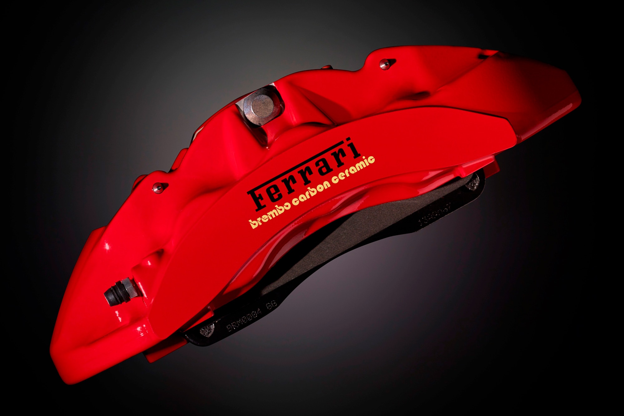 Brembo brake caliper from a Ferrari