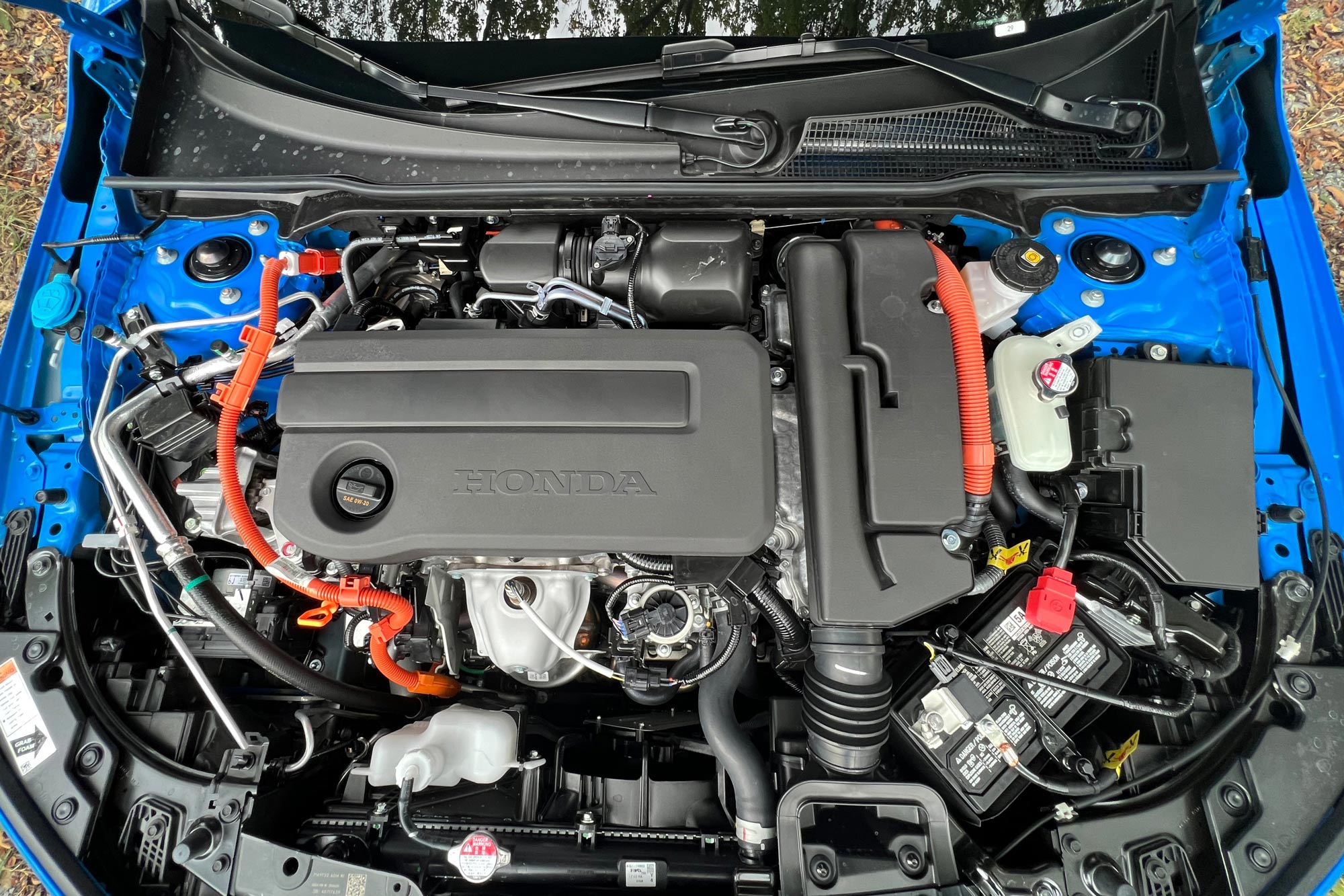 2025 Honda Civic Sport Touring Hybrid hatchback engine