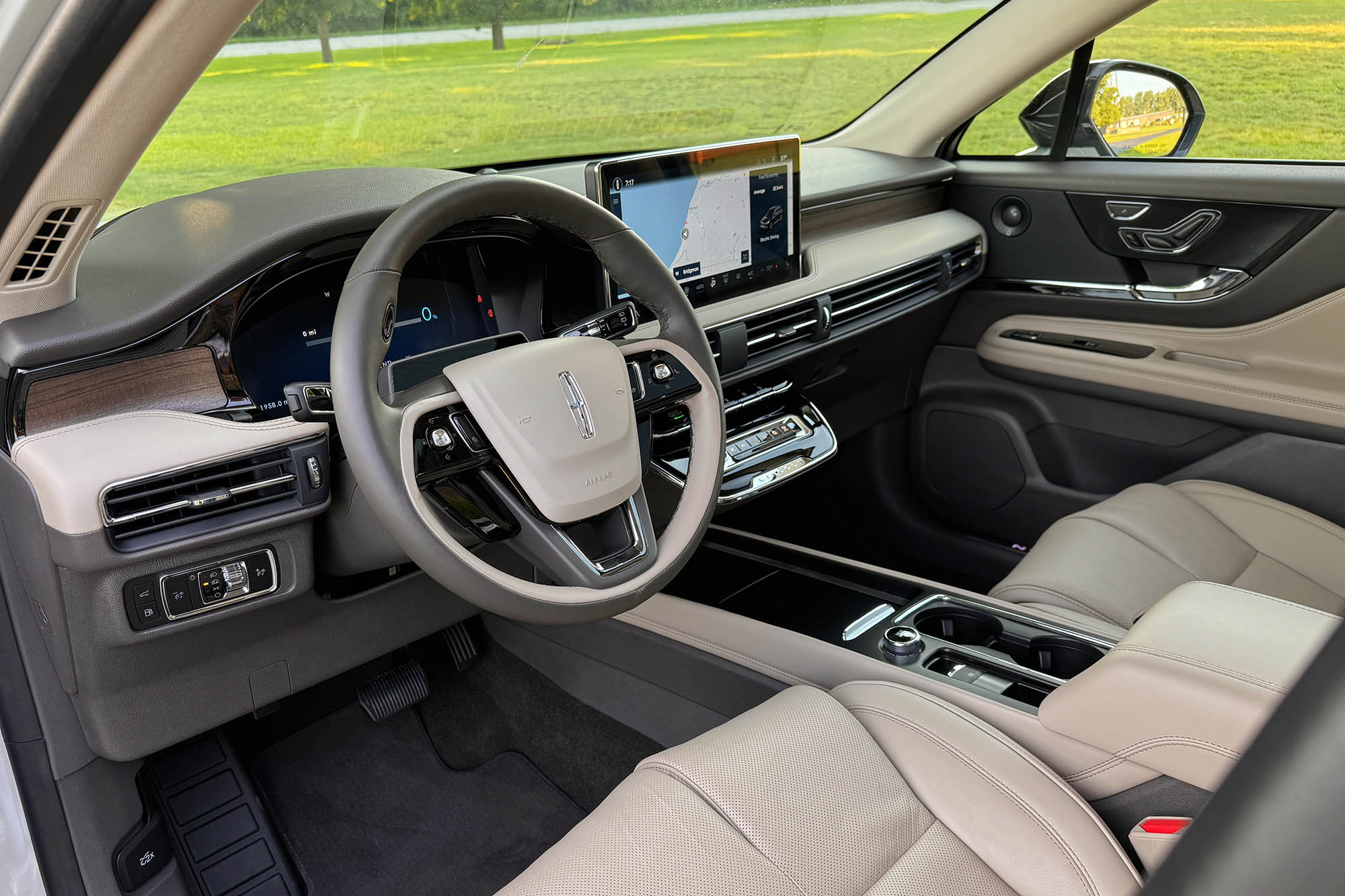 2024 Lincoln Corsair Grand Touring dashboard and center console.