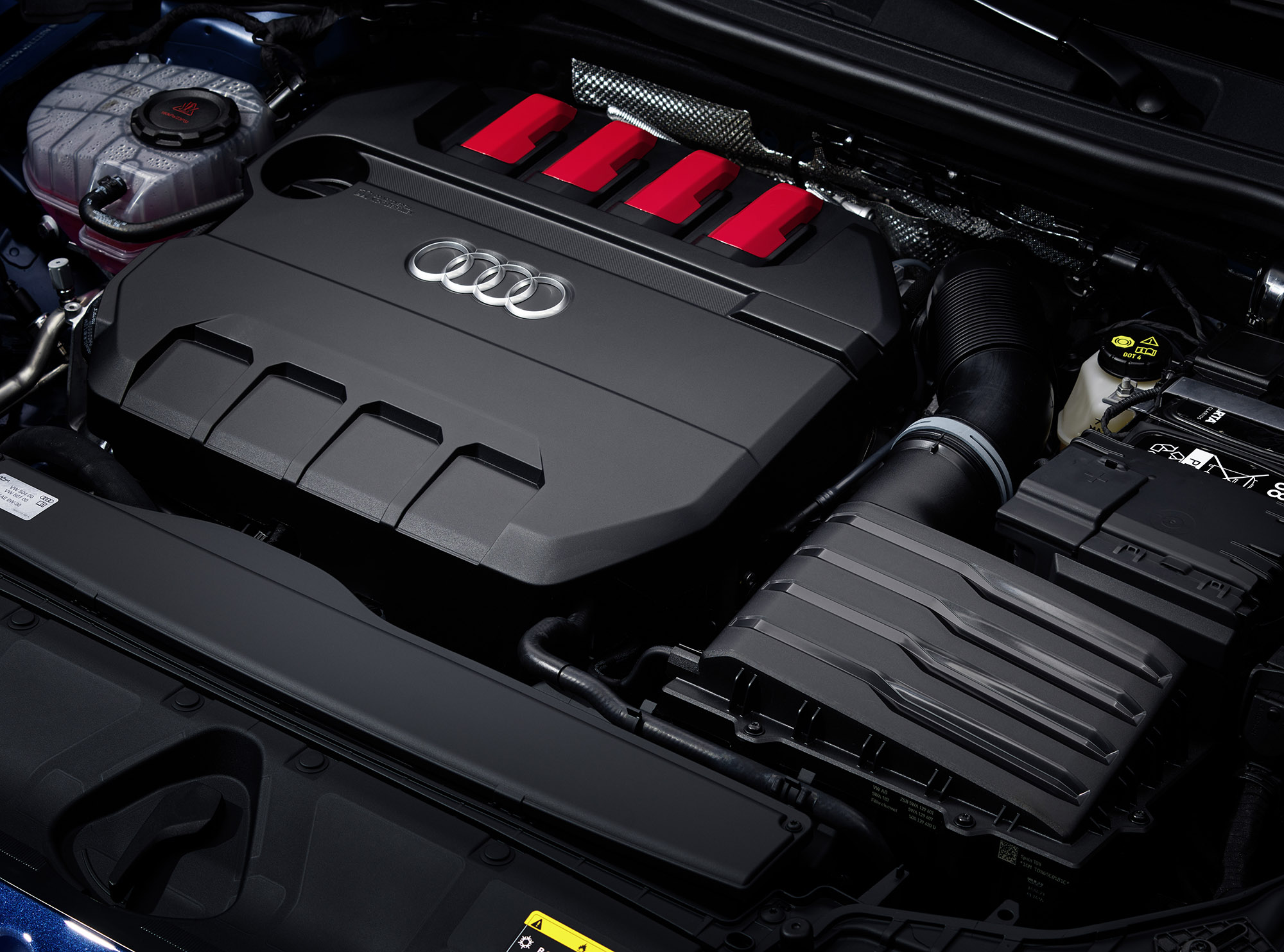 2025 Audi S3 engine compartment