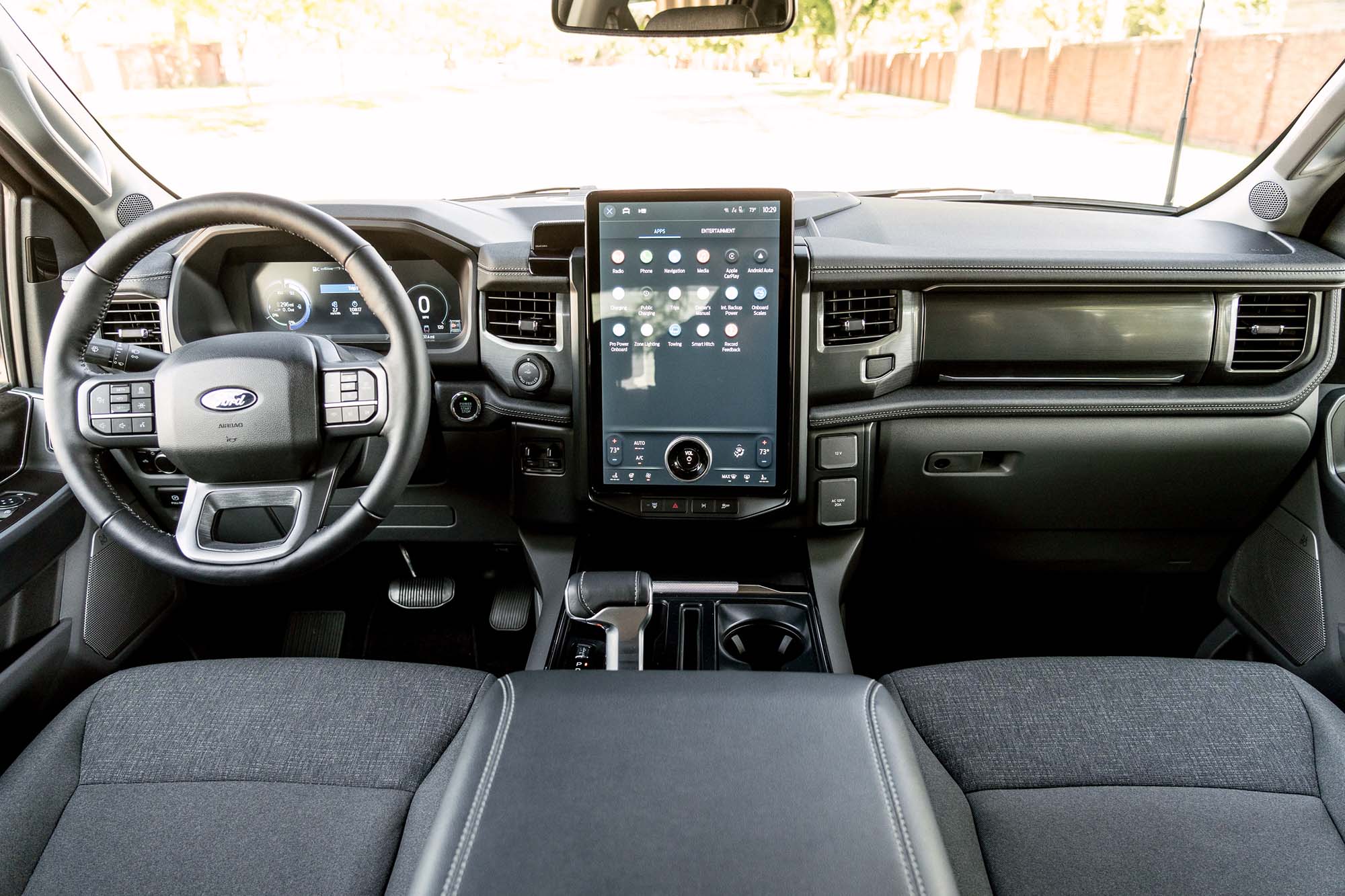 2024 Ford F-150 Lightning Flash interior showing the dashboard.