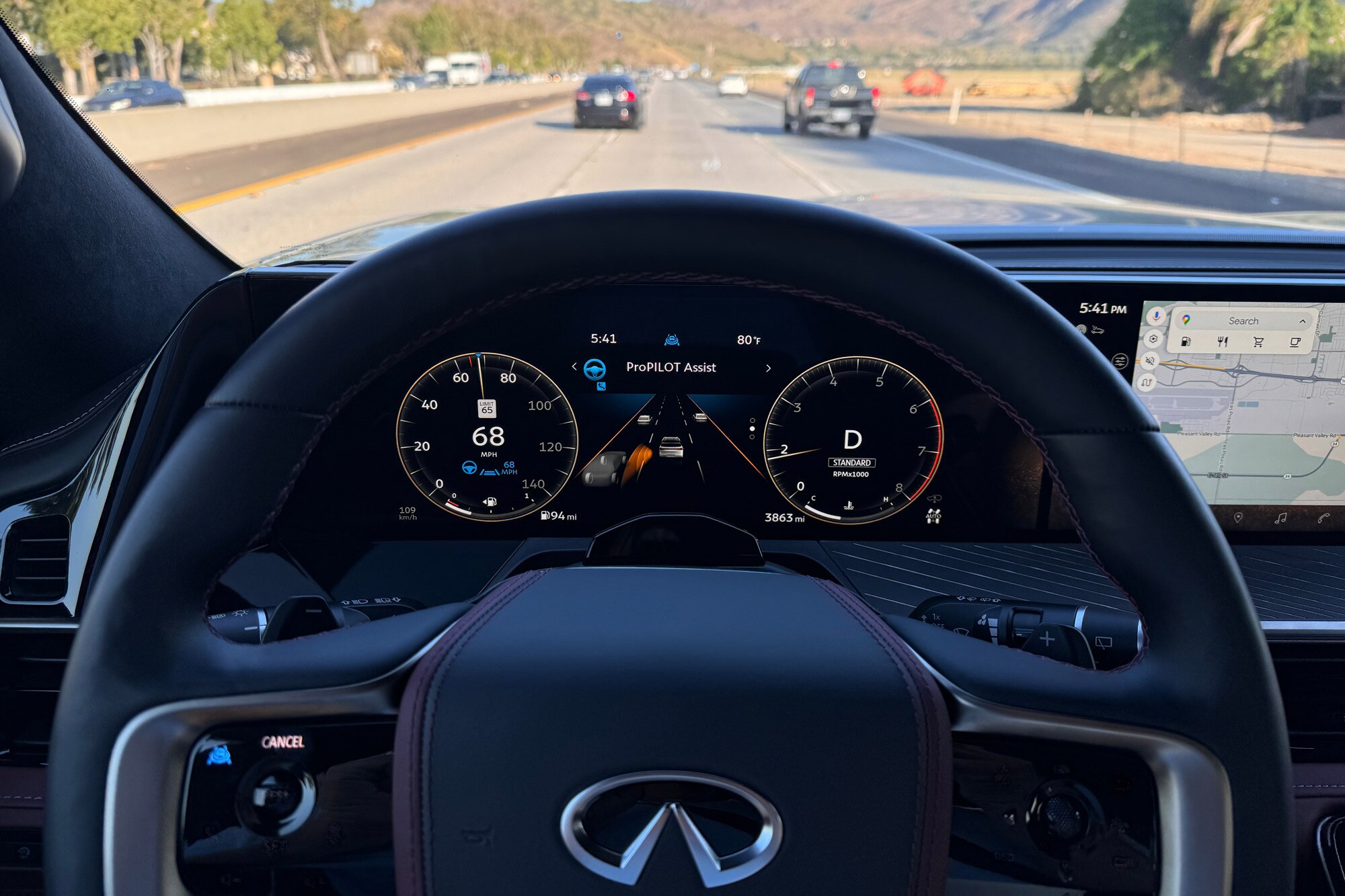 ProPilot Assist 2.1 in the 2025 Infiniti QX80 Autograph