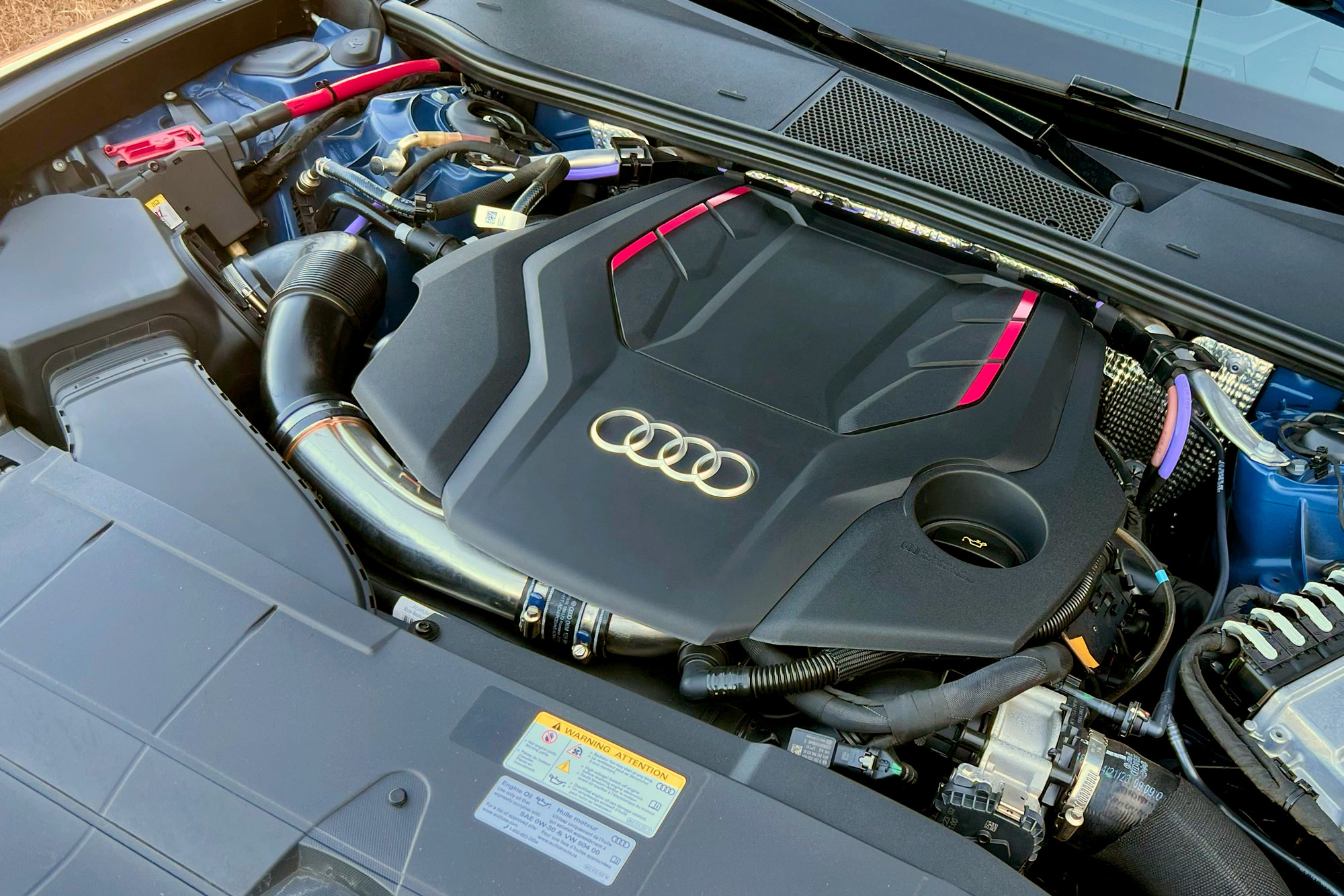 2025 Audi S6 turbocharged 2.9-liter V6 engine