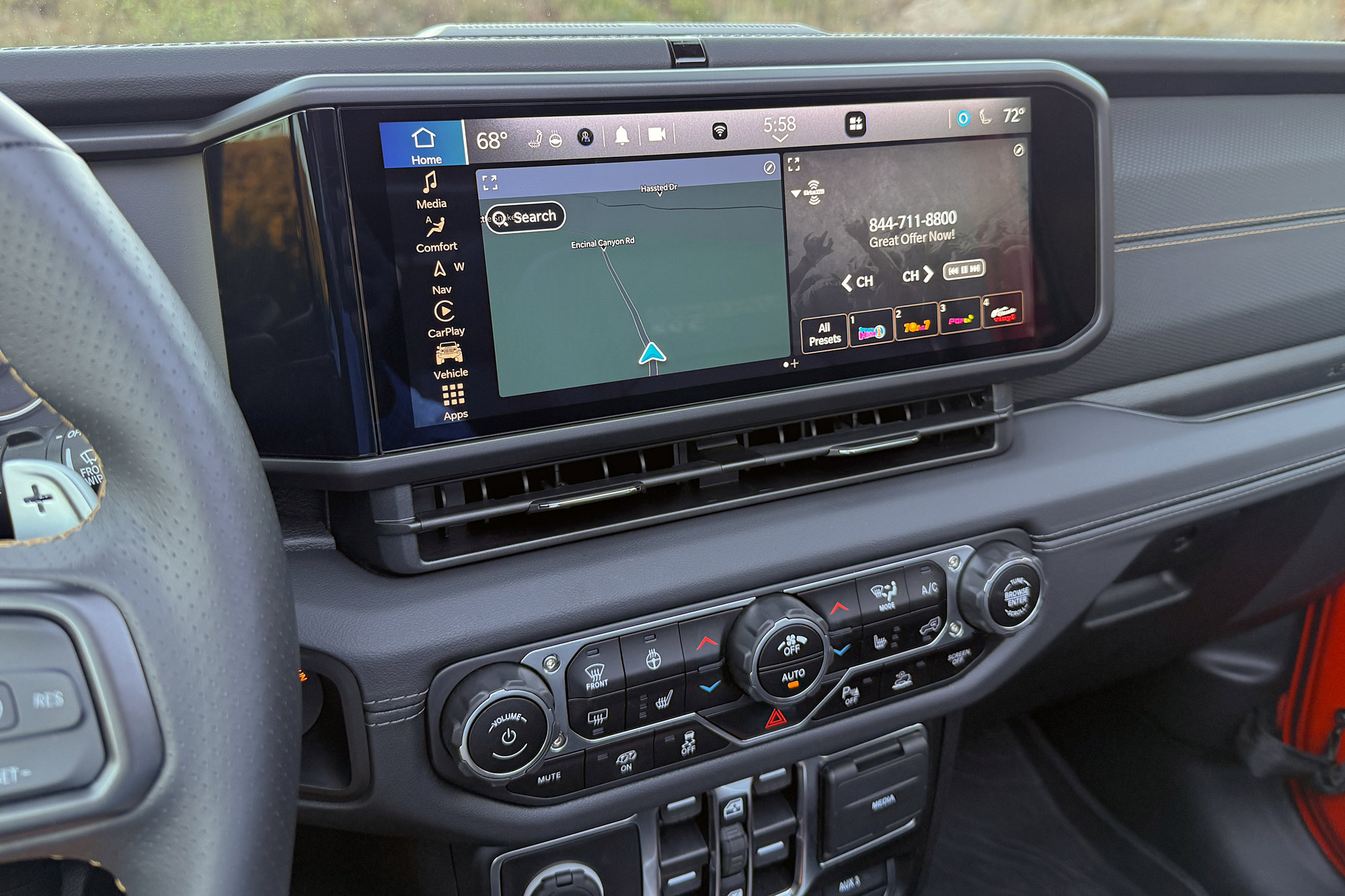 2024 Jeep Wrangler 392 Final Edition the infotainment system