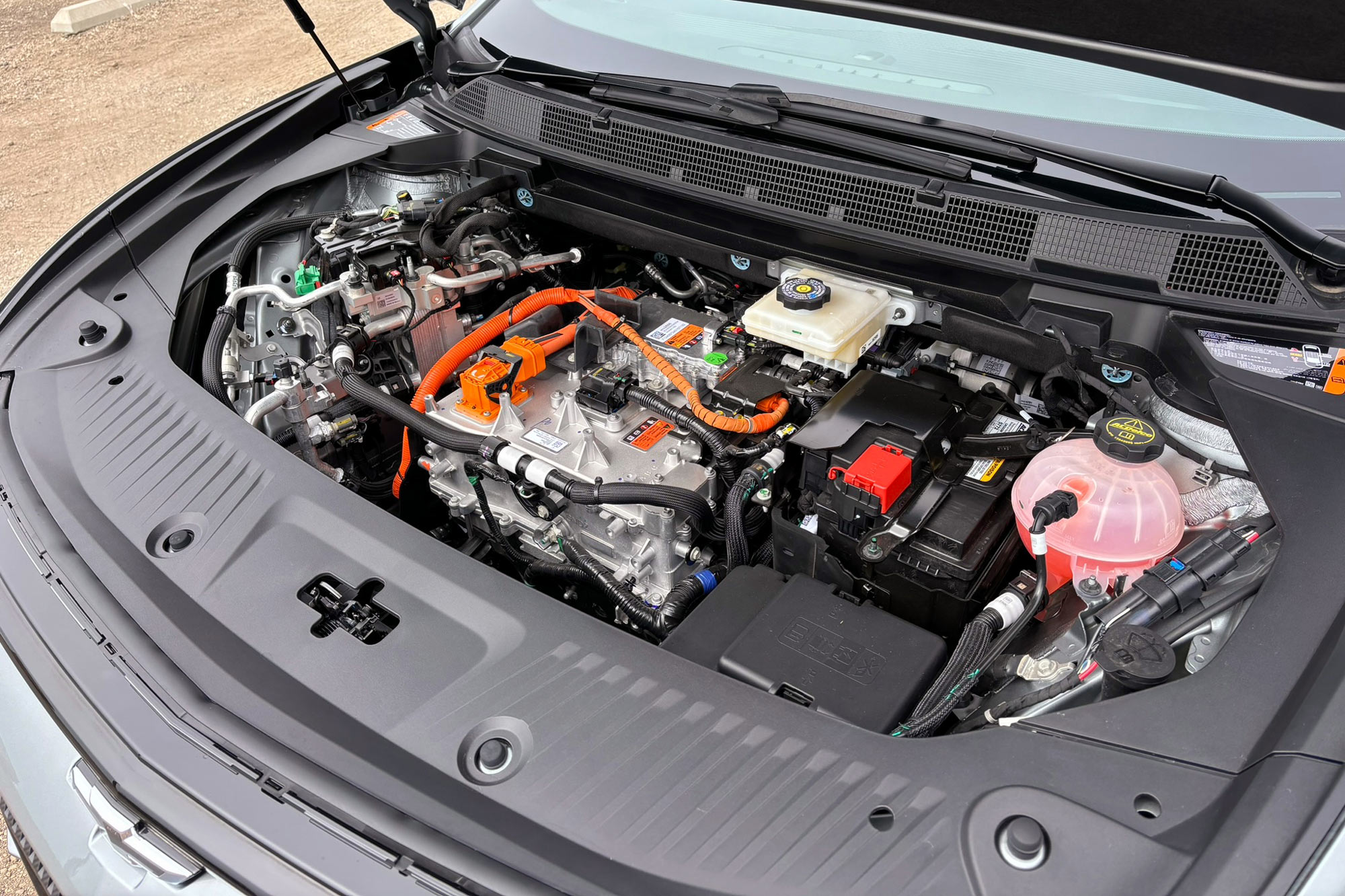 2024 Chevrolet Equinox EV 3RS in Sterling Gray engine bay