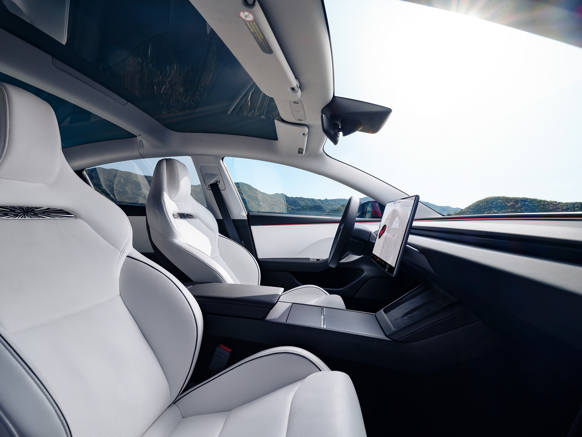 2025 Tesla Model 3 Performance with Black and White interior